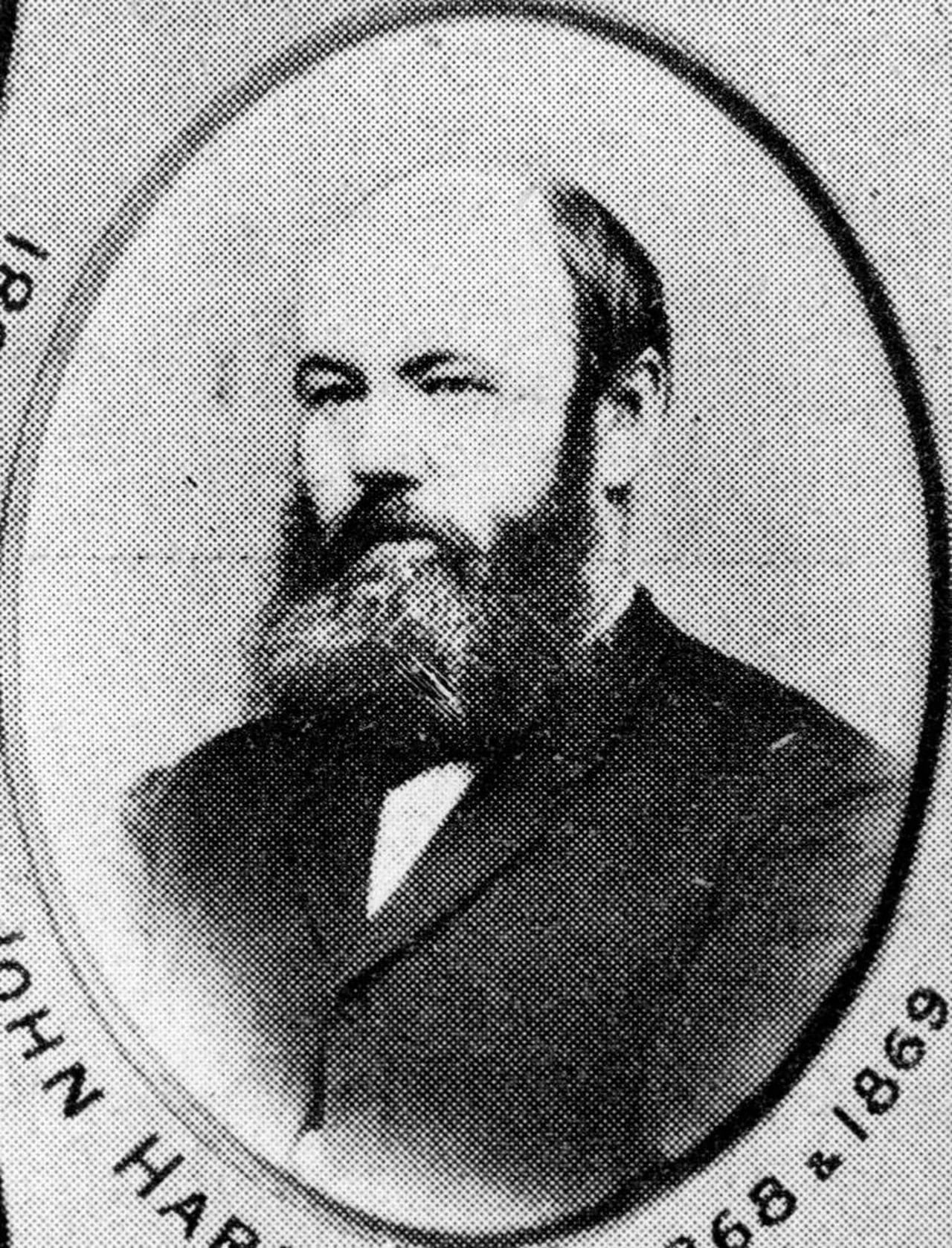 Portrait of John Hardgrave (1826–1906) – memorial page