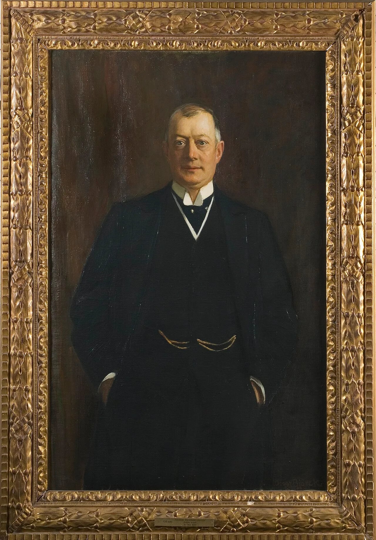 Porträt von Hjalmar Wicander (1860–1939) – Gedenkseite