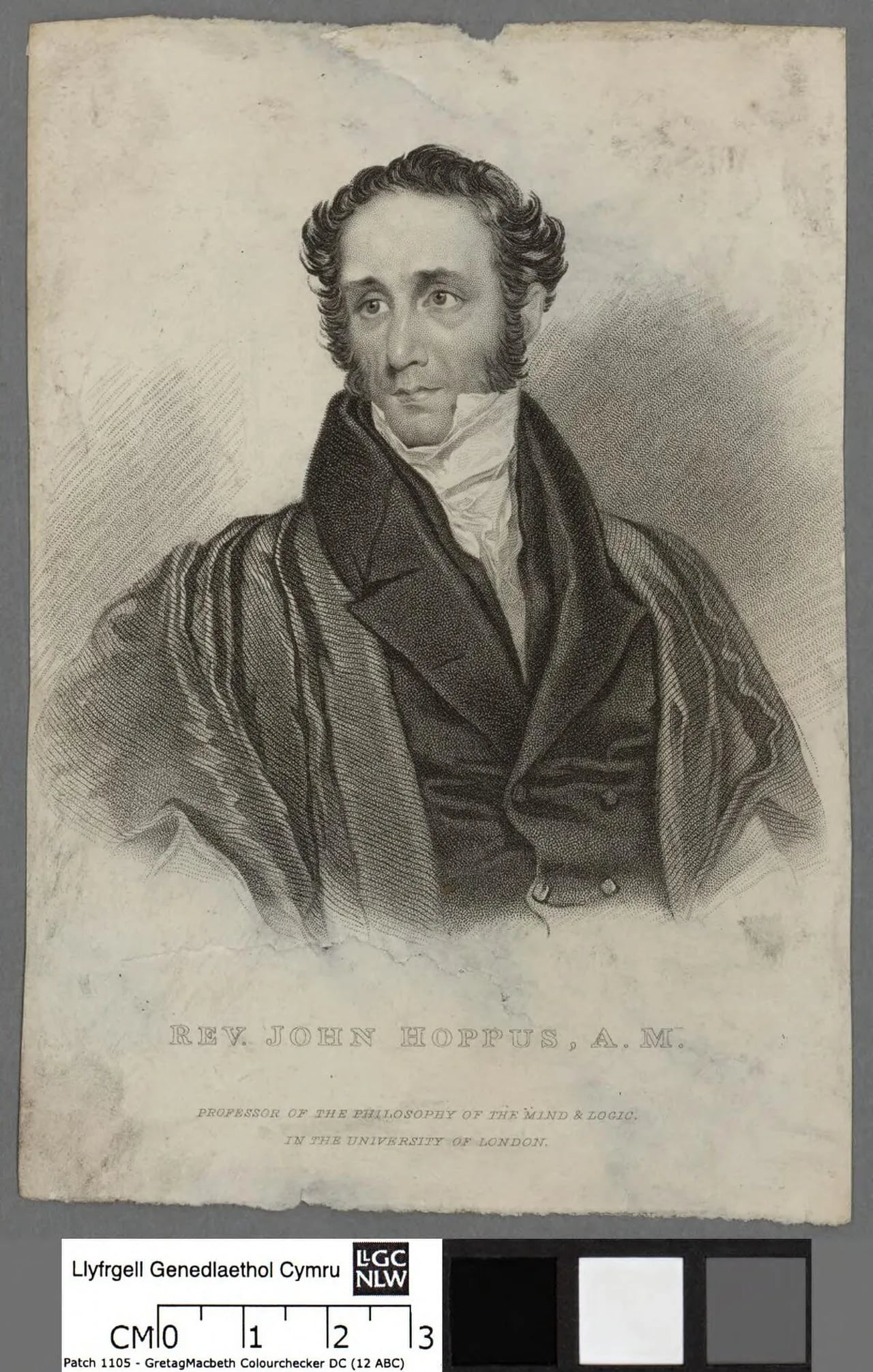 Portrait of John Hoppus (1789–1875) – memorial page