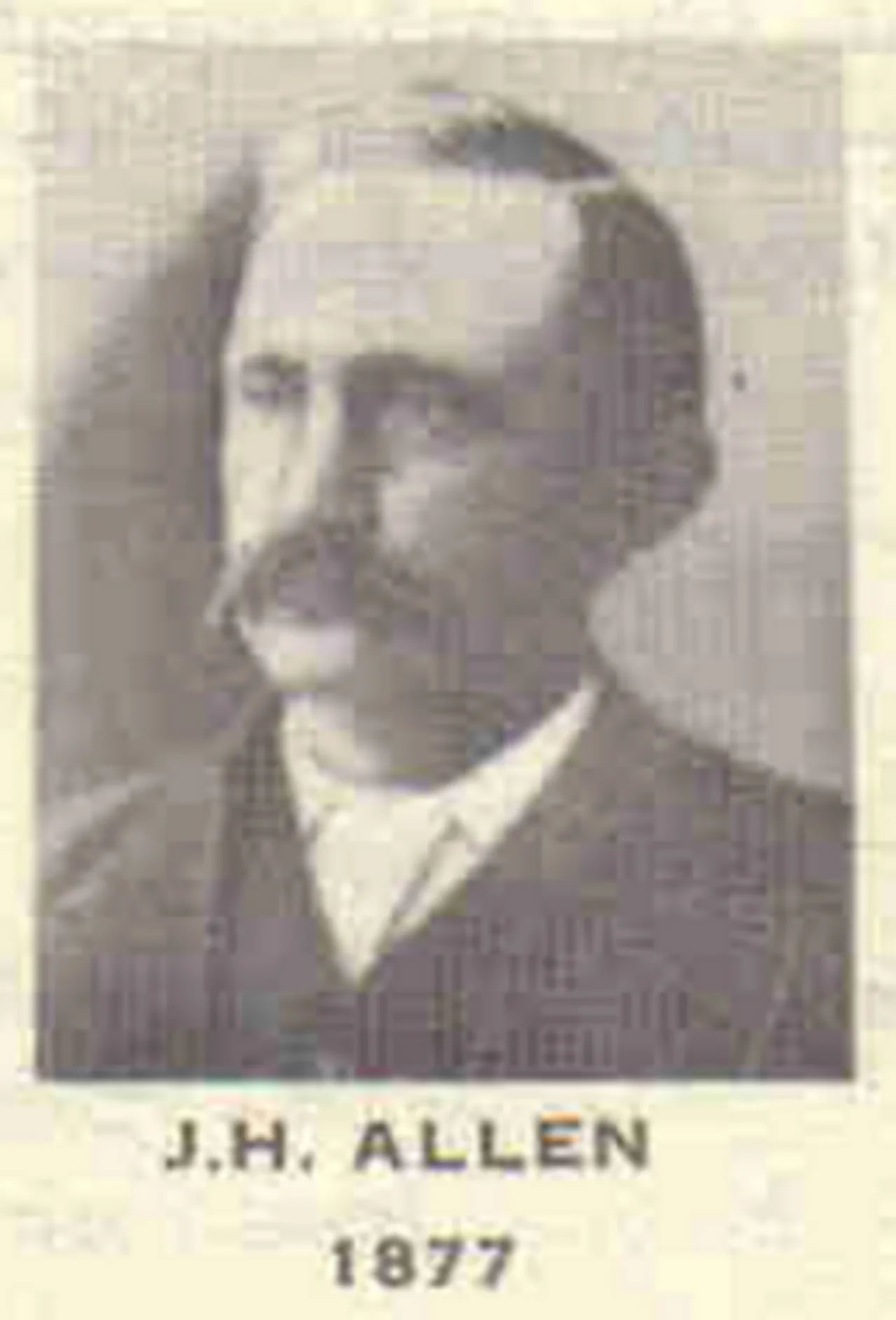 Portrait of John Howard Allen (1845–1942) – memorial page