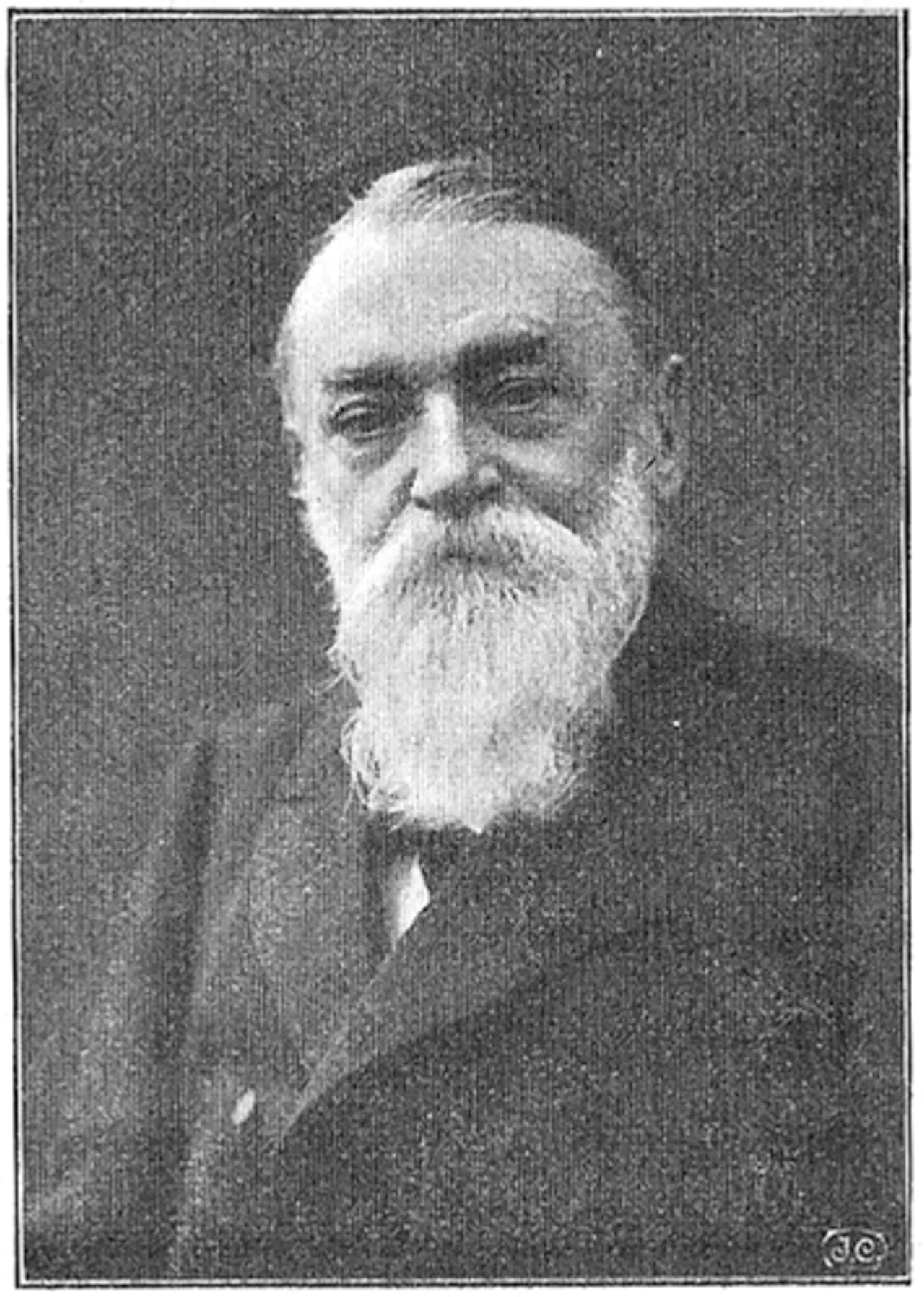 Porträt von Harald Wieselgren (1835–1906) – Gedenkseite