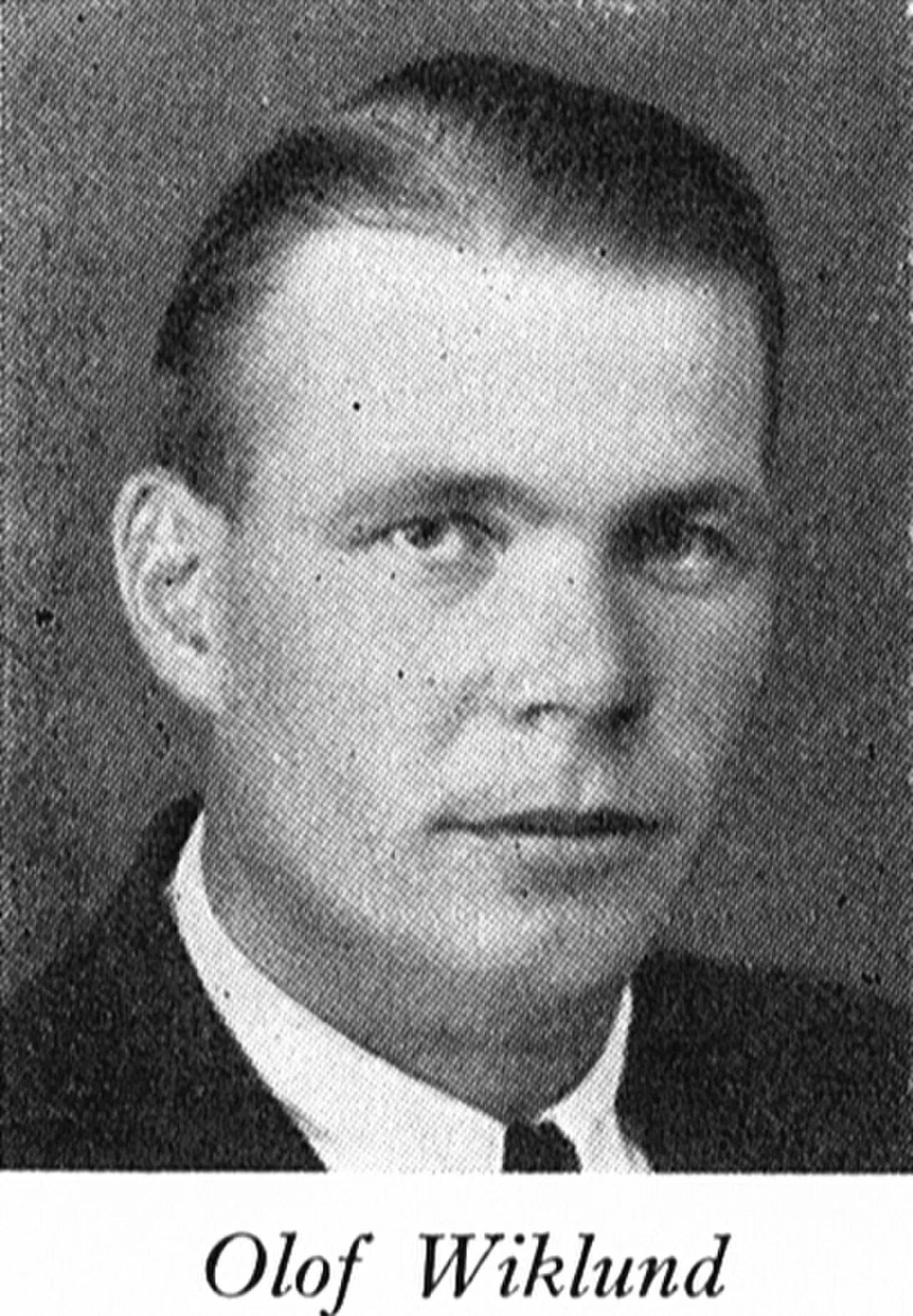 Porträt von Olof Wiklund (1902–1986) – Gedenkseite