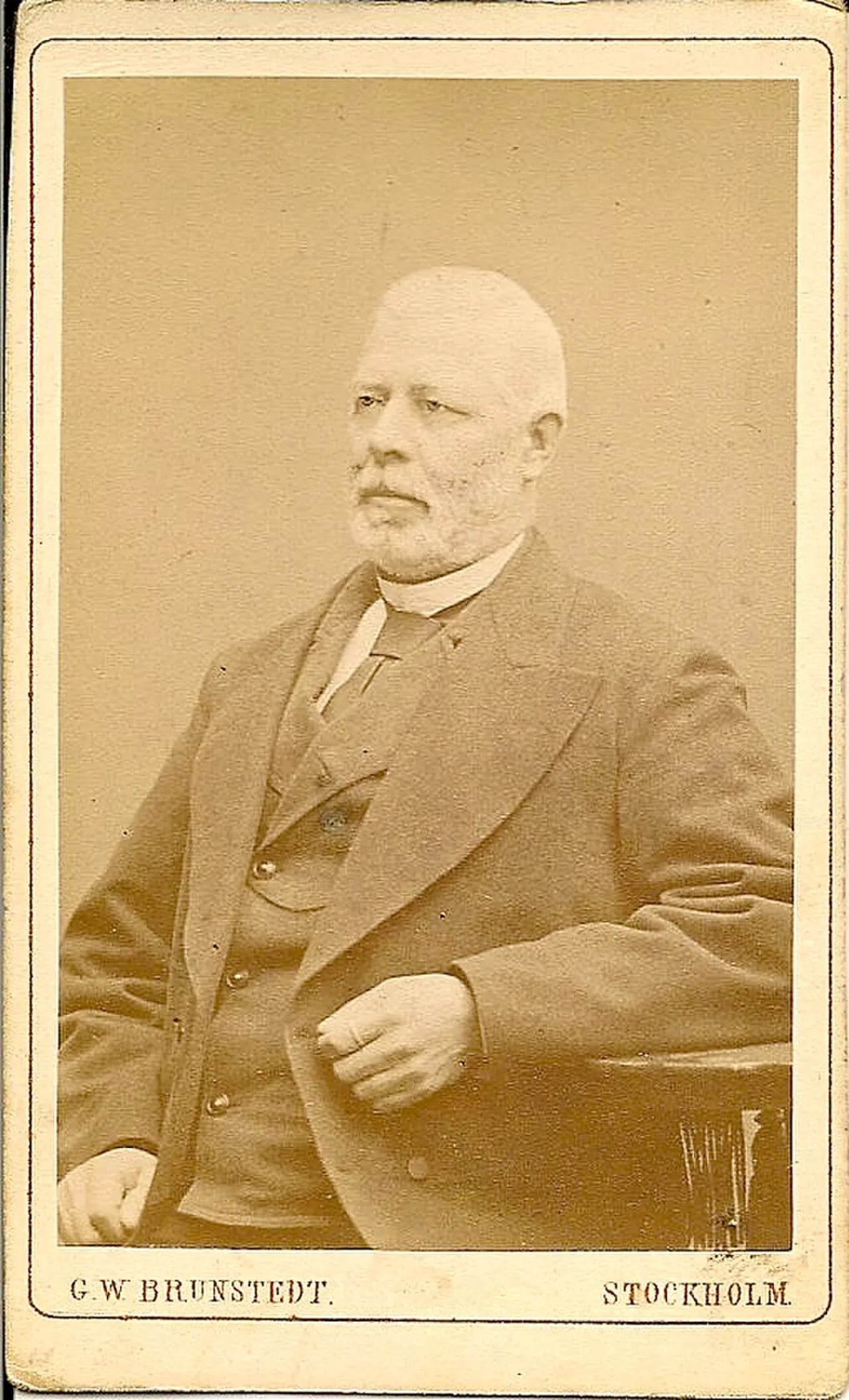 Porträt von Johan Magnus Wikström (1818–1875) – Gedenkseite