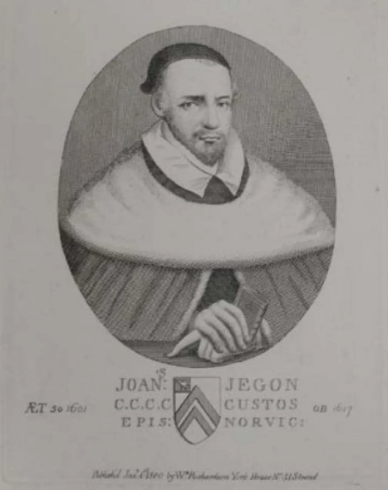 Portrait of John Jegon (1550–1618) – memorial page