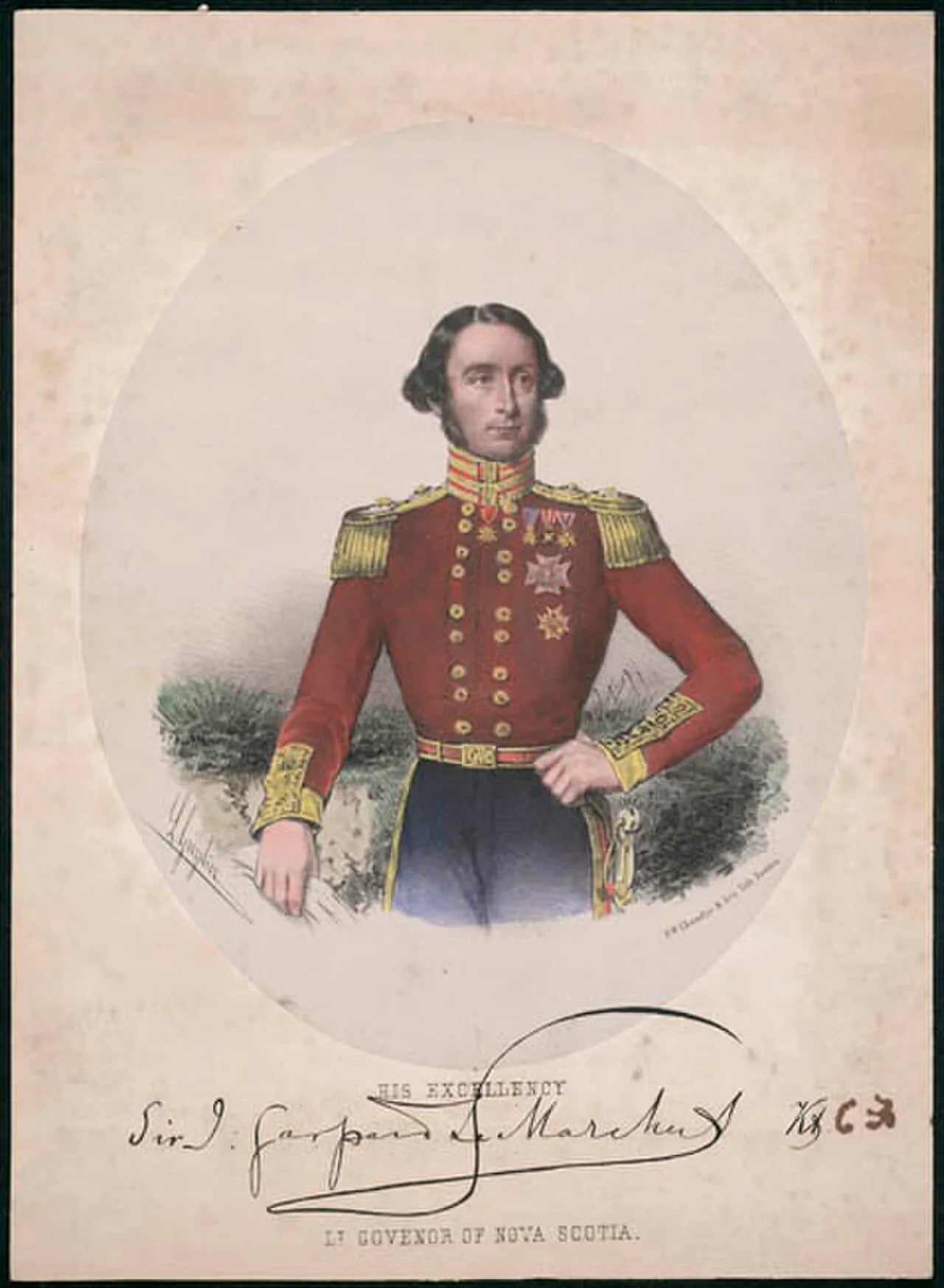 Portrait of John Le Marchant (1803–1874) – memorial page