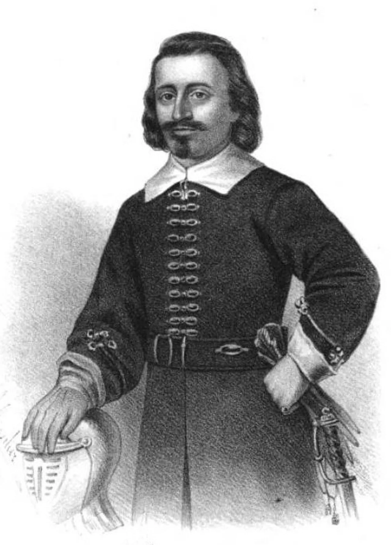 Porträt von John Leverett (1616–1679) – Gedenkseite