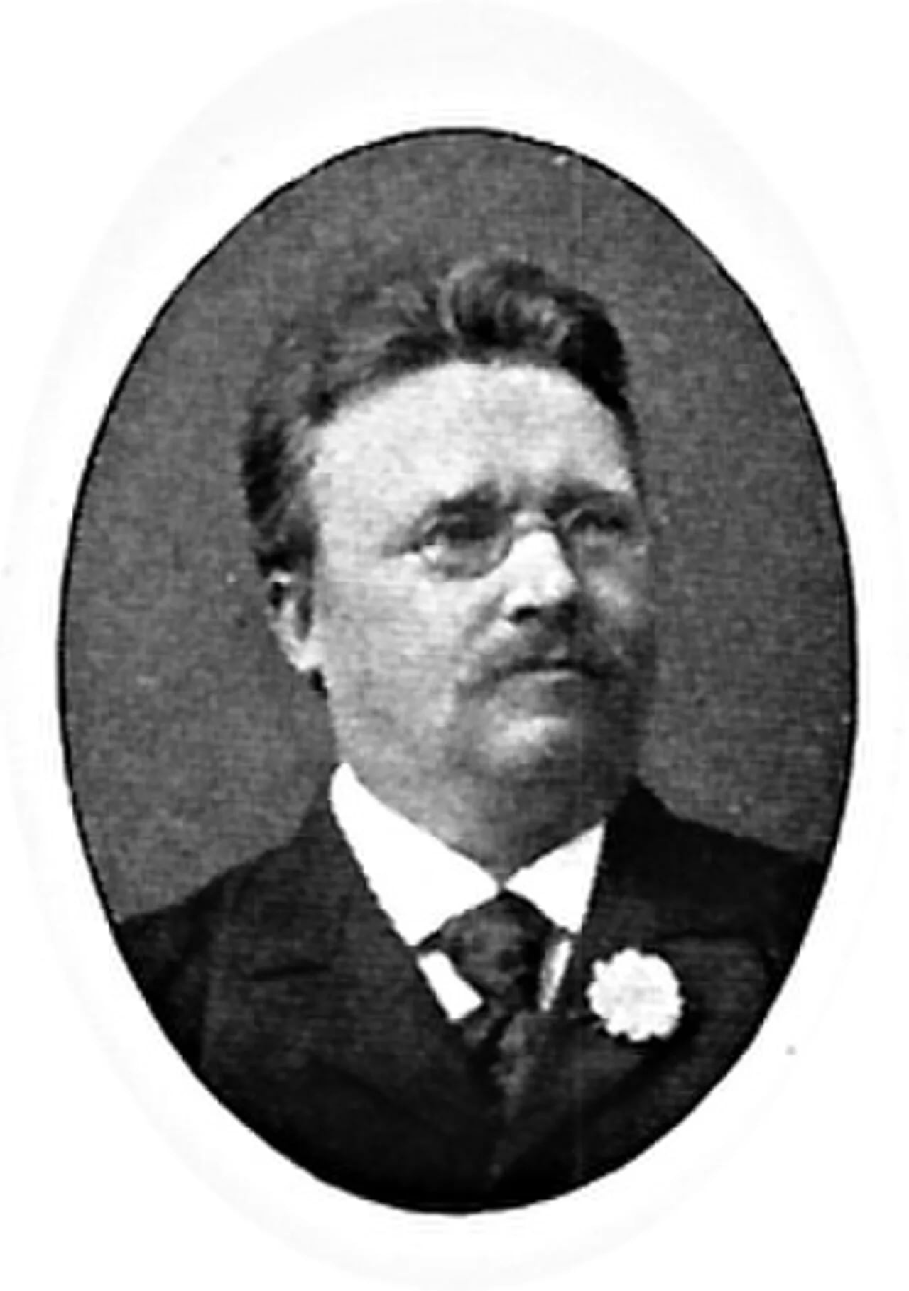 Porträt von Henrik Wranér (1853–1908) – Gedenkseite