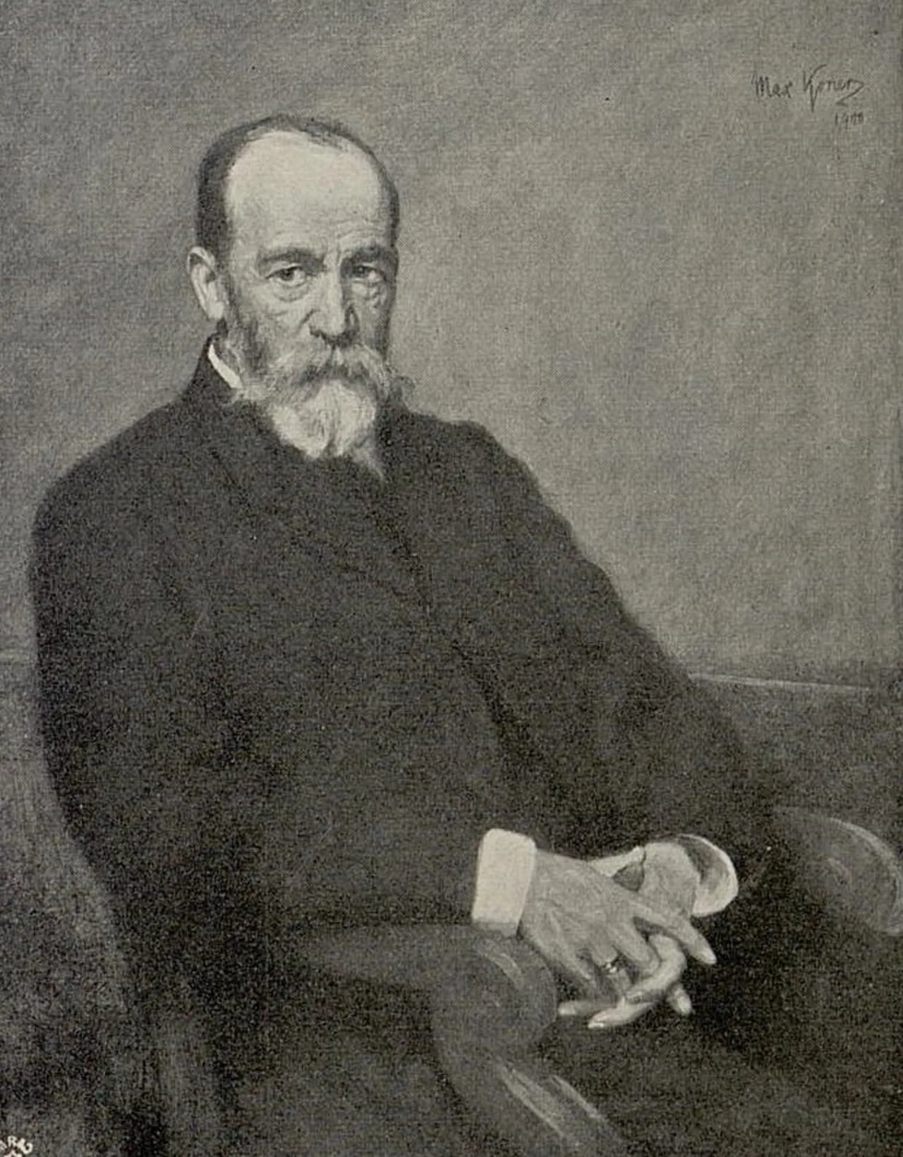 Porträt von Karl von Huene (1837–1900) – Gedenkseite