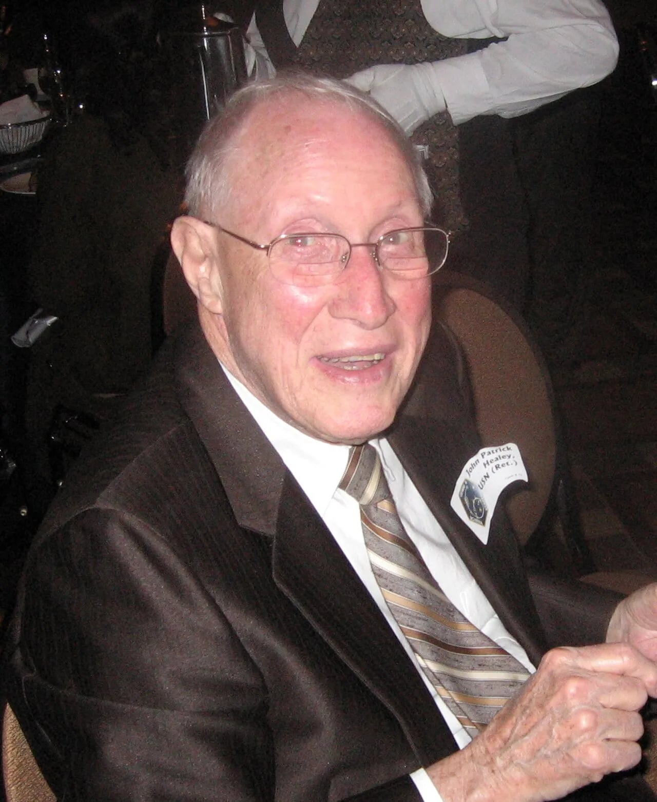 Portrait of John P. Healey (1922–2019) – memorial page
