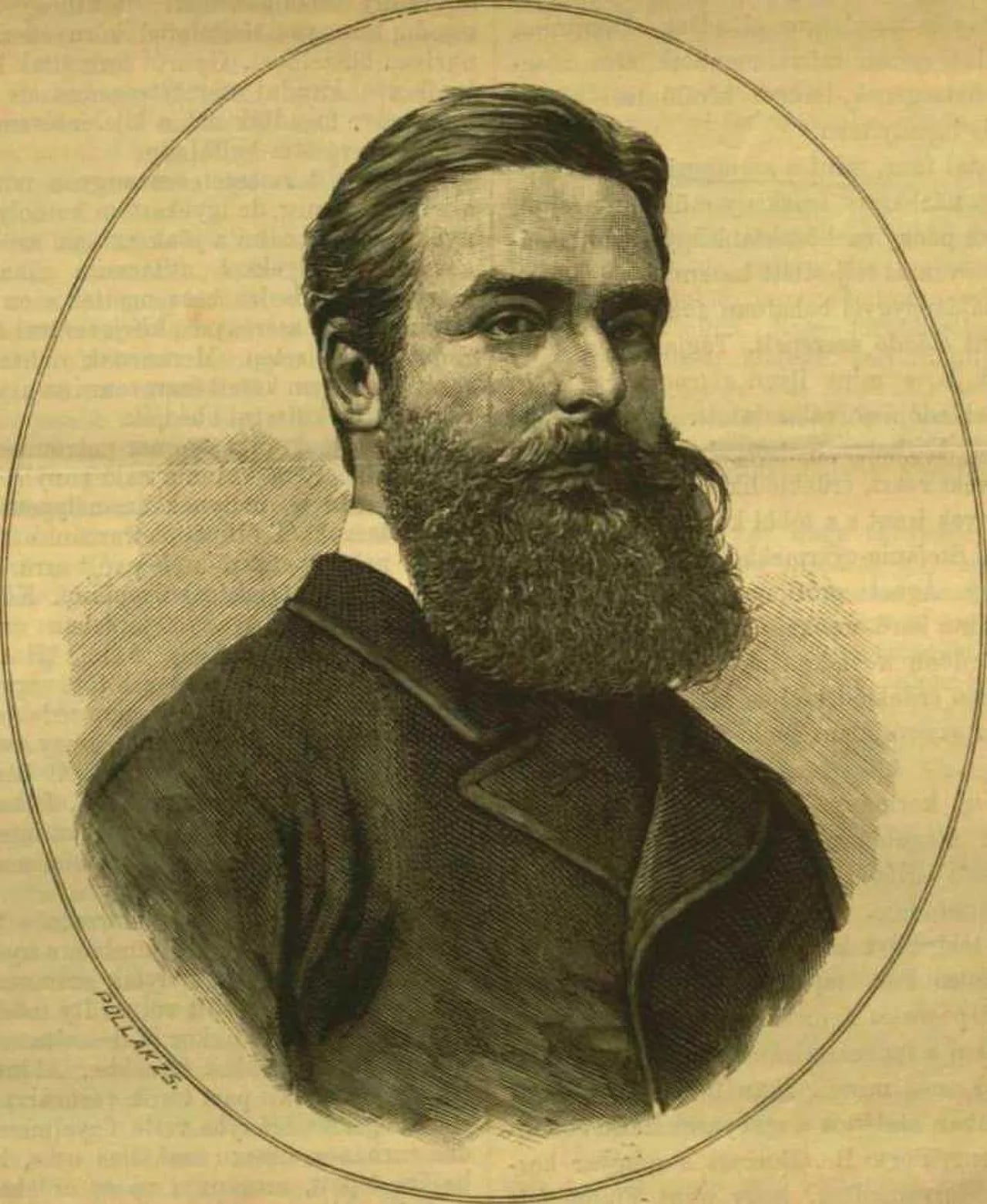 Porträt von August Zichy-Vásonykeő (1852–1925) – Gedenkseite