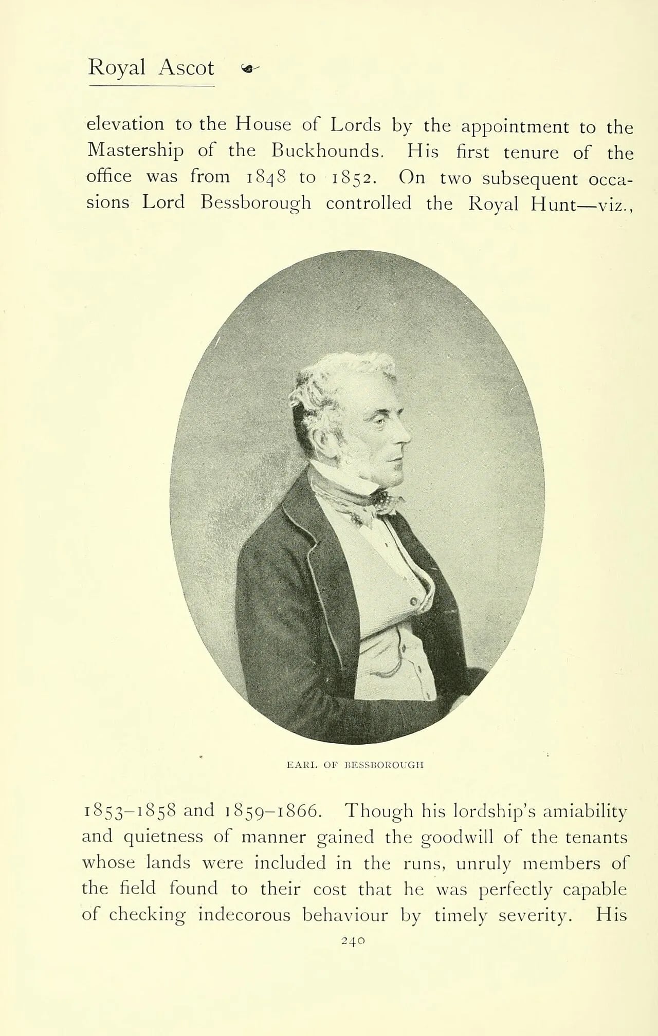 Portrait of John Ponsonby, 5th Earl of Bessborough (1809–1880) – memorial page