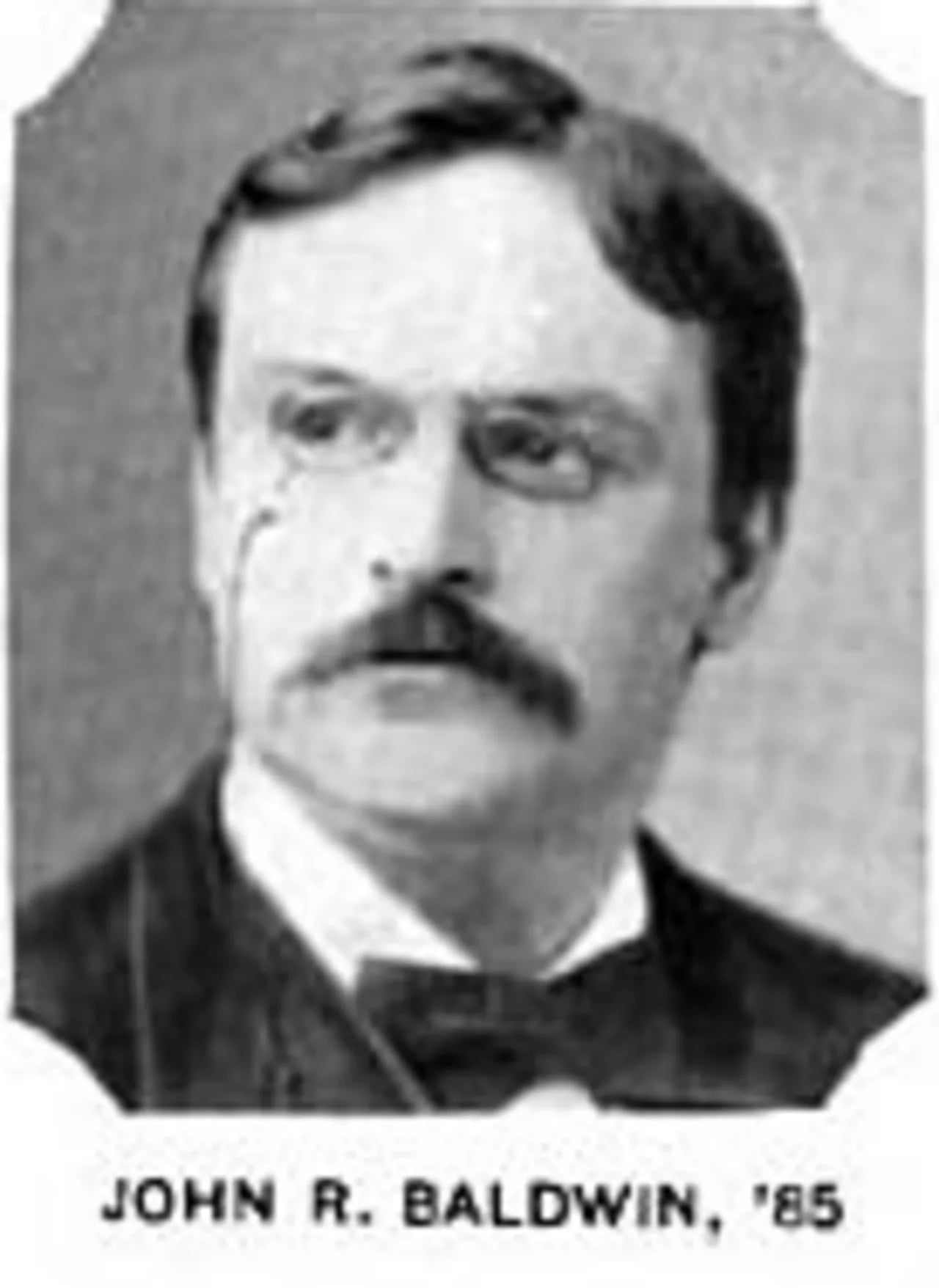 Porträt von John R. Baldwin (1854–1897) – Gedenkseite