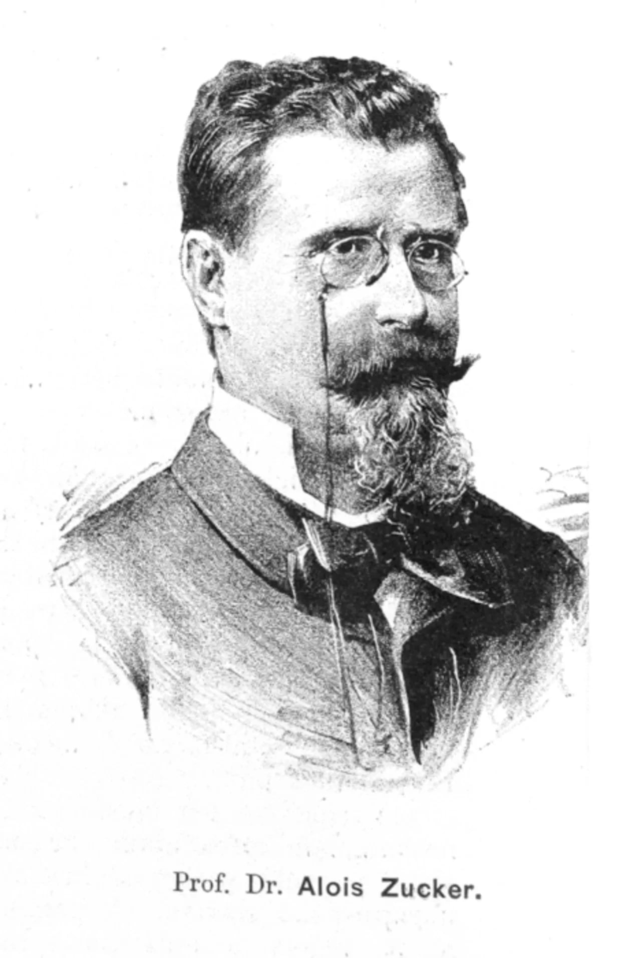 Porträt von Alois Zucker (1842–1906) – Gedenkseite