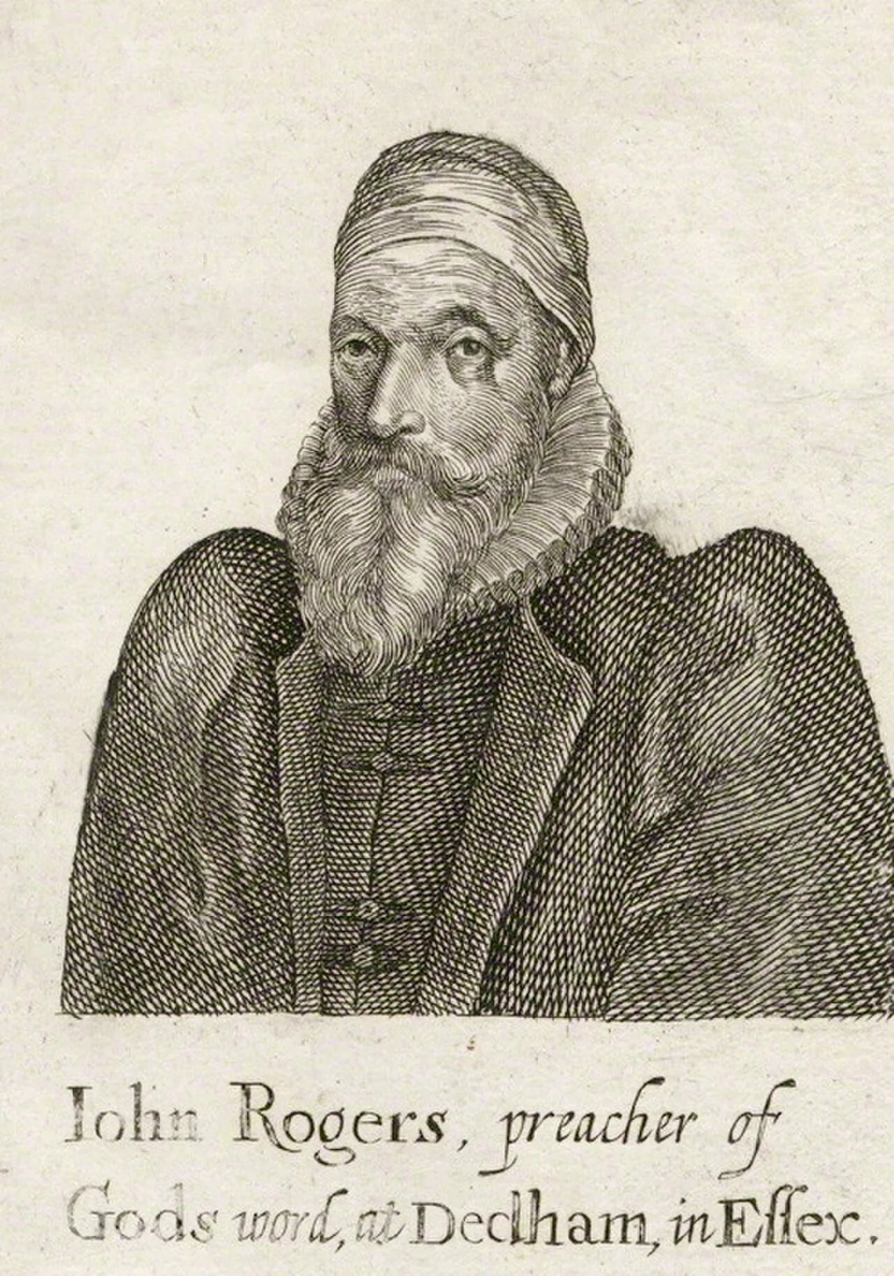 Portrait of John Rogers (1570–1636) – memorial page