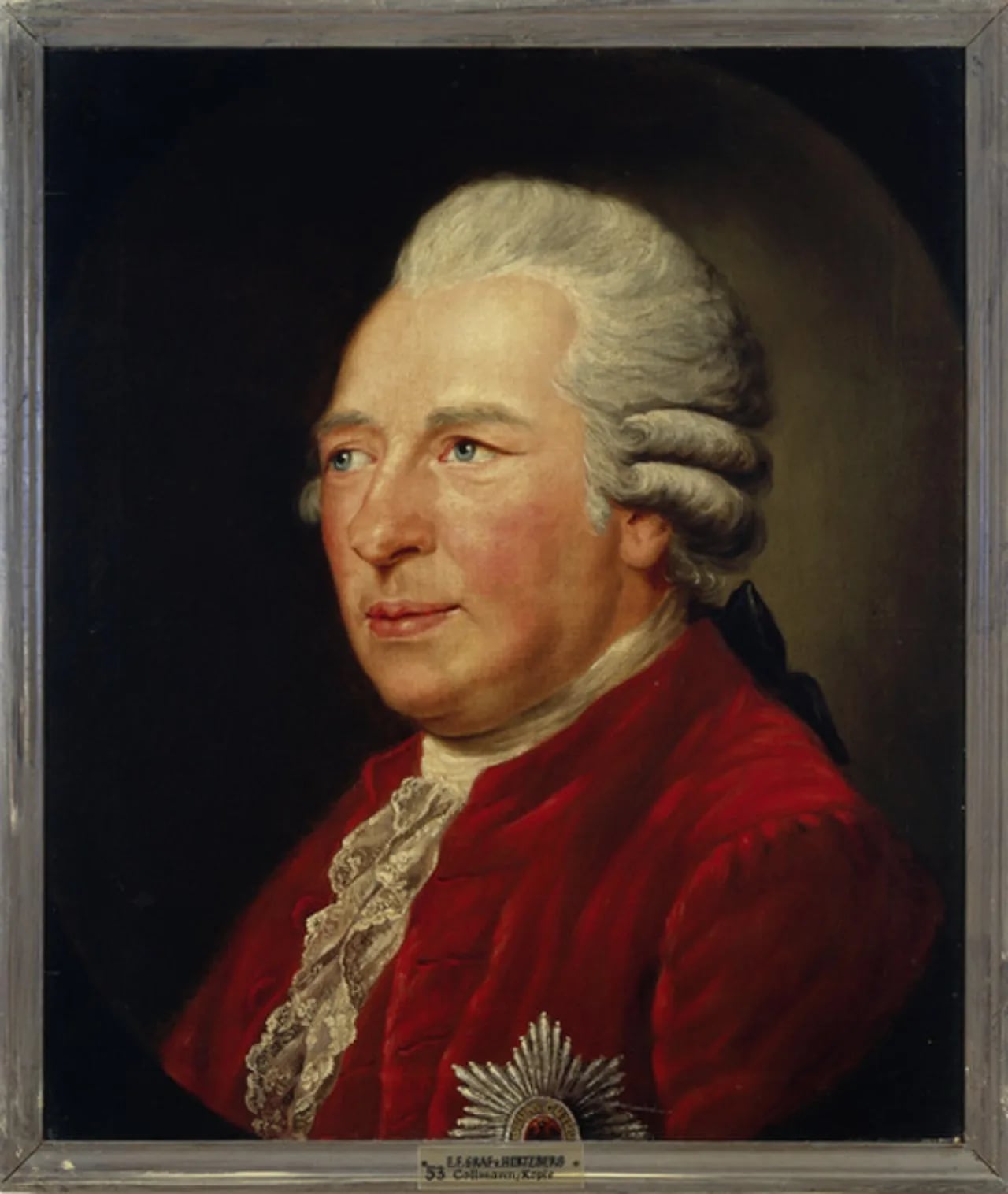Porträt von Ewald Friedrich von Hertzberg (1725–1795) – Gedenkseite
