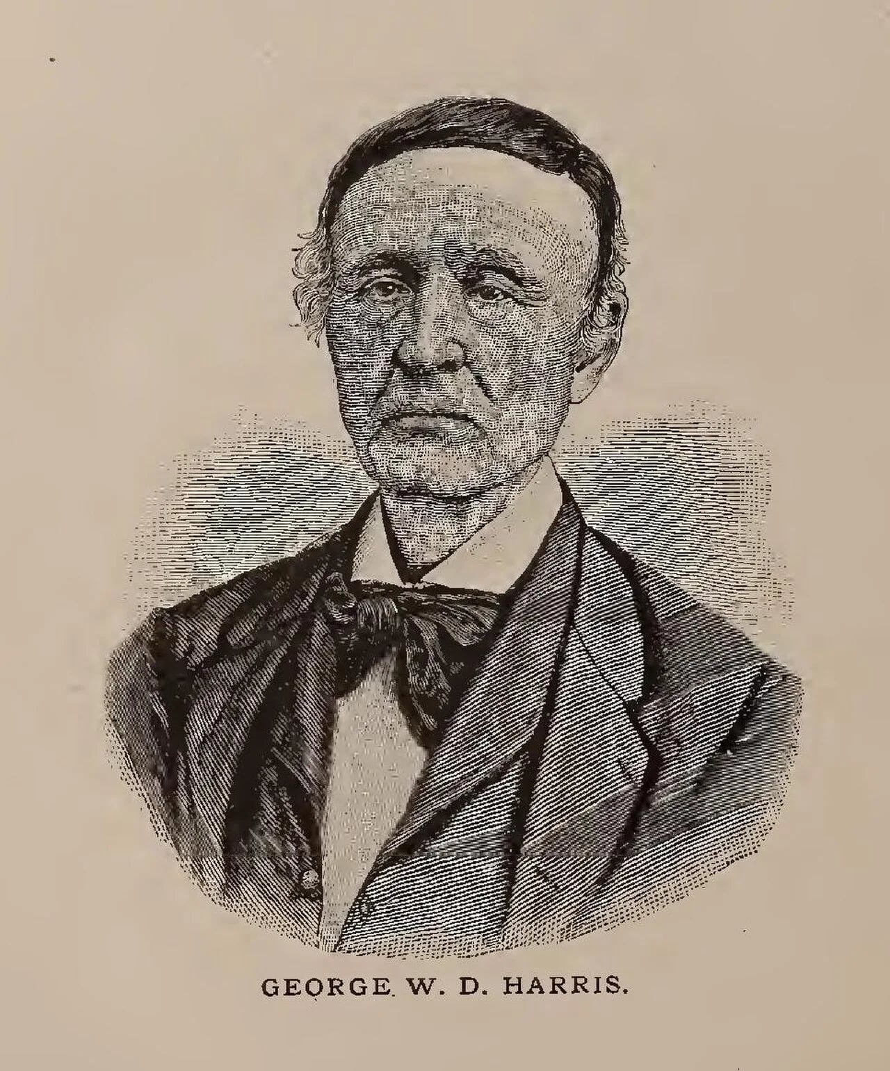 Portrait of George W. D. Harris (1797–1872) – memorial page