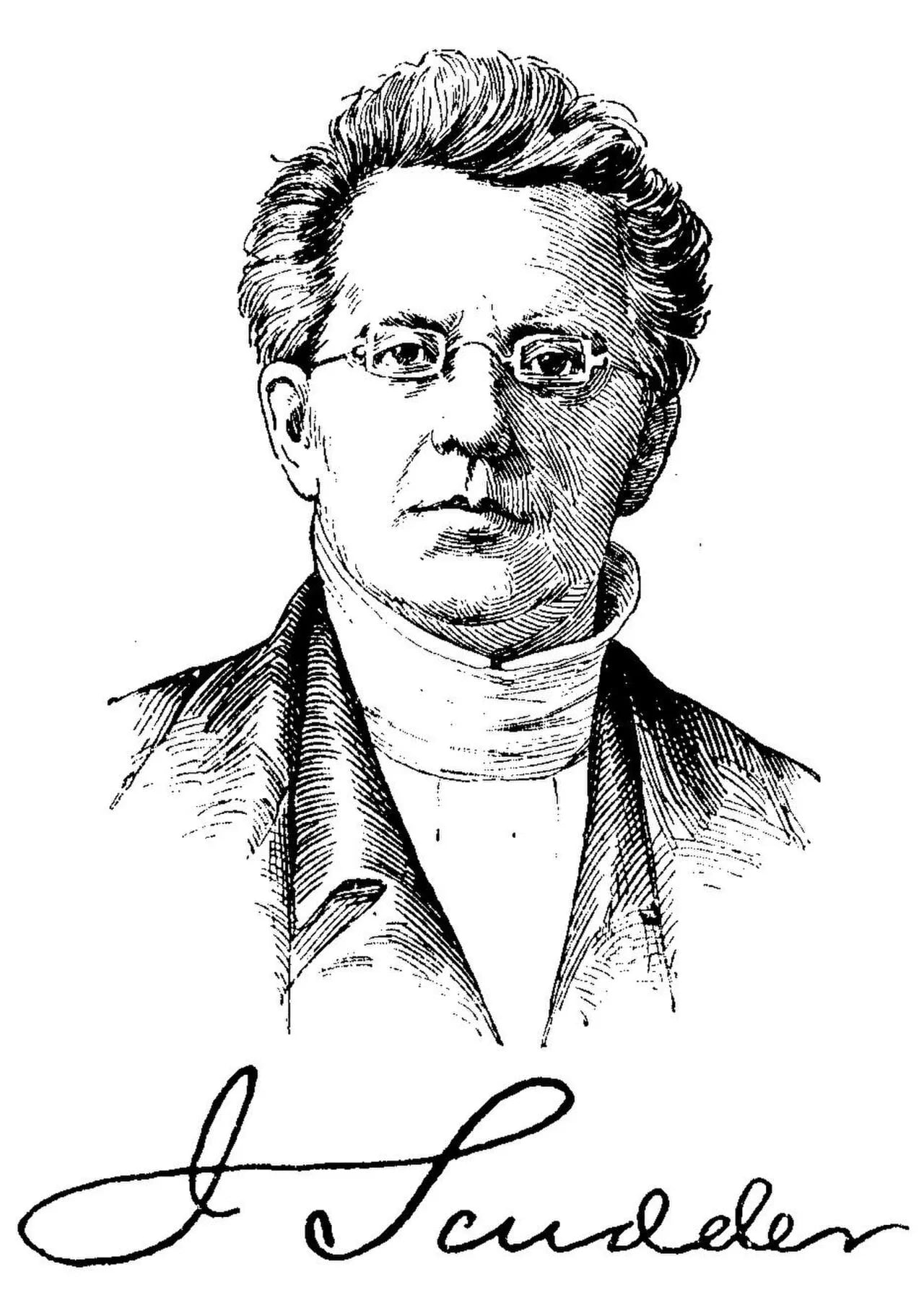 Porträt von John Scudder, Sr. (1793–1855) – Gedenkseite