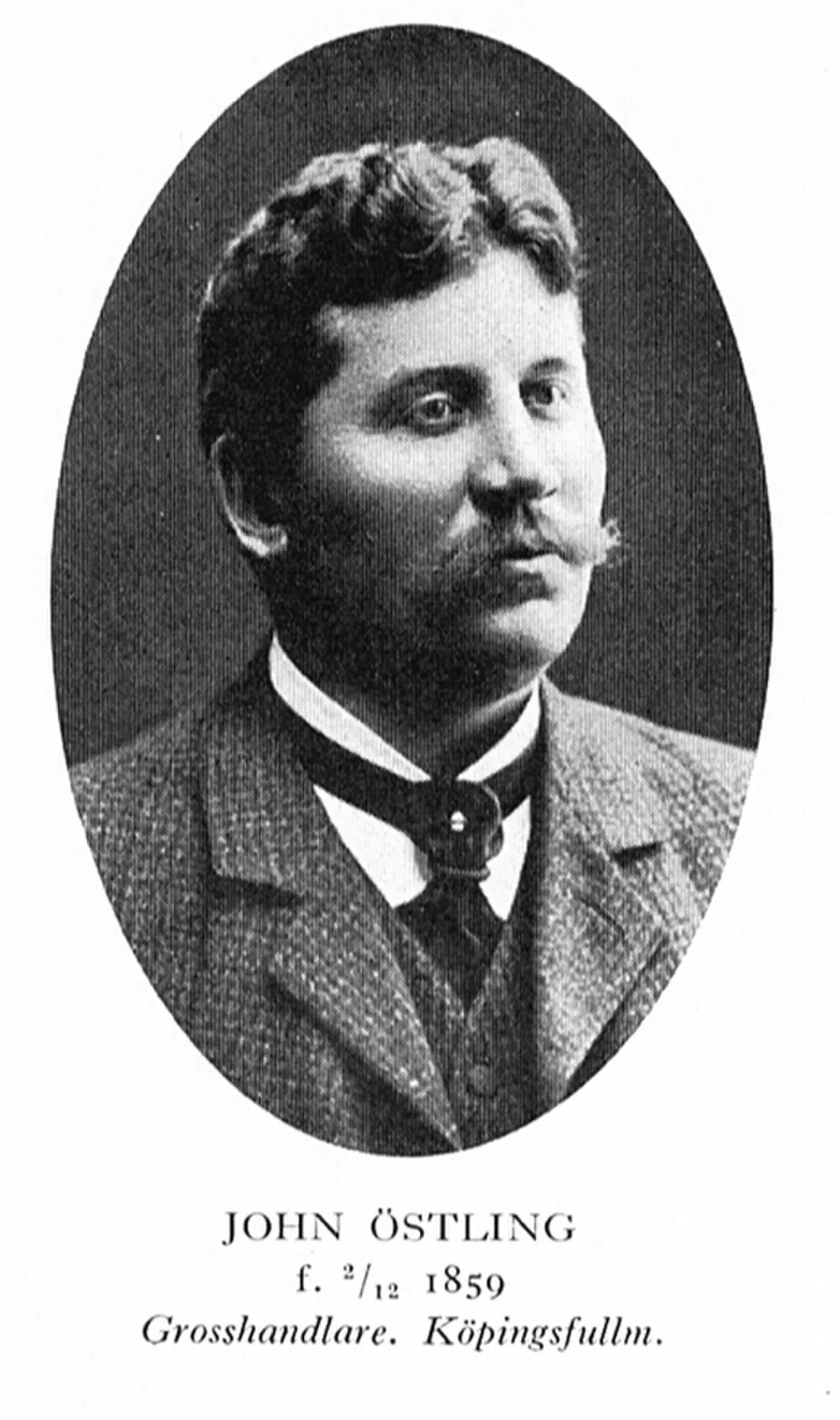 Porträt von John Östling (1859–1940) – Gedenkseite
