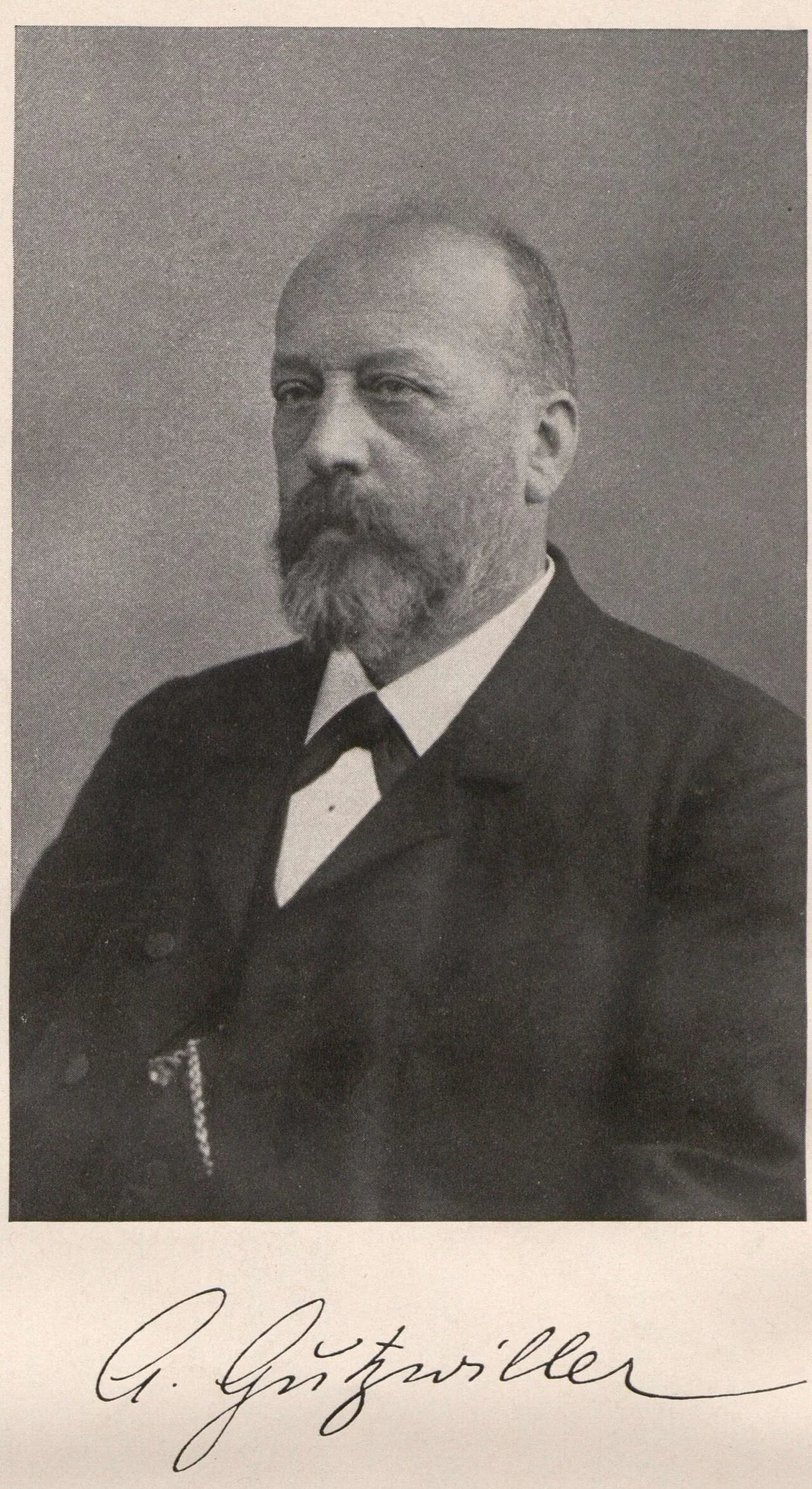 Porträt von Andreas Gutzwiller (1845–1917) – Gedenkseite