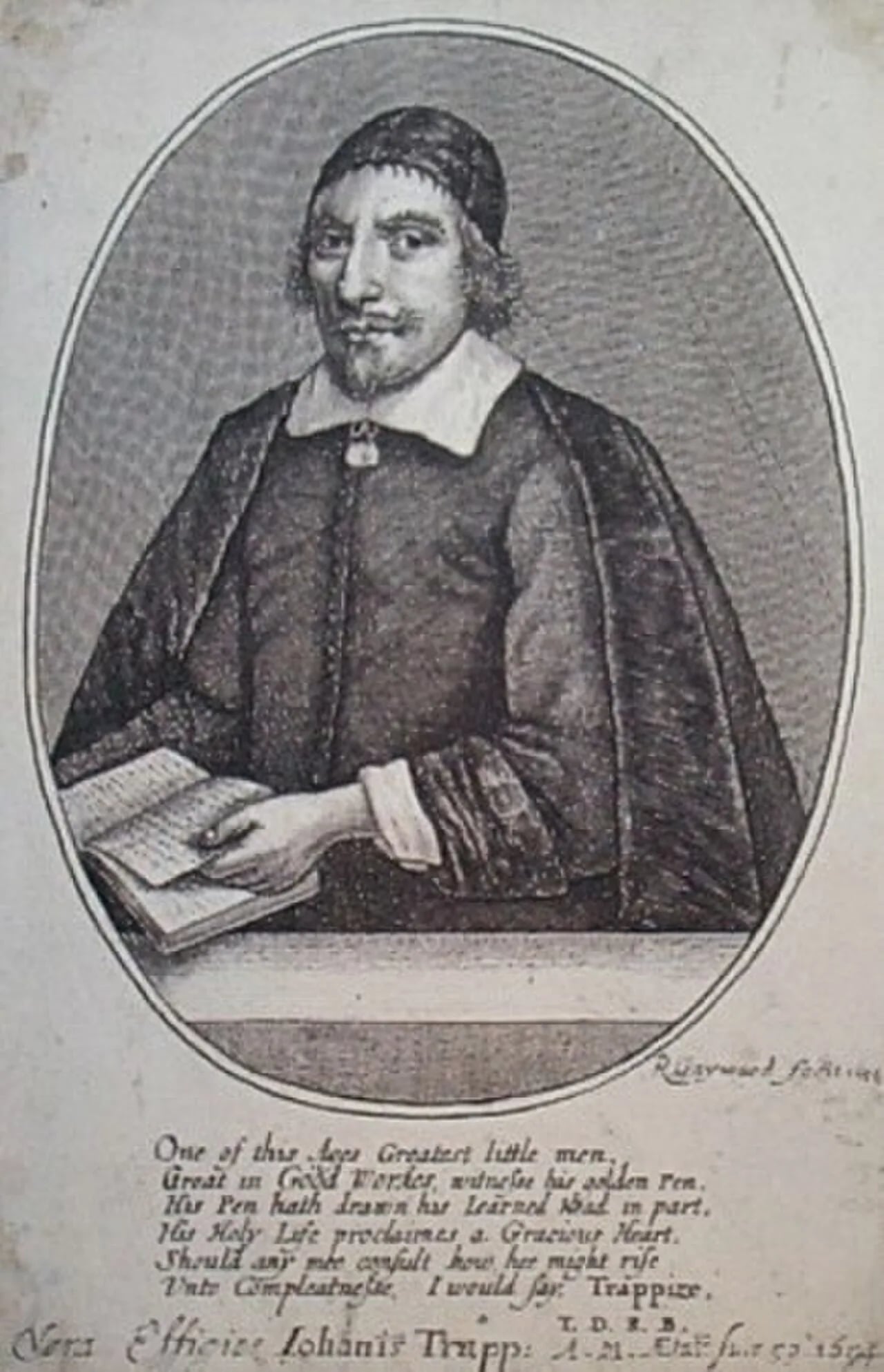 Portrait of John Trapp (1601–1669) – memorial page
