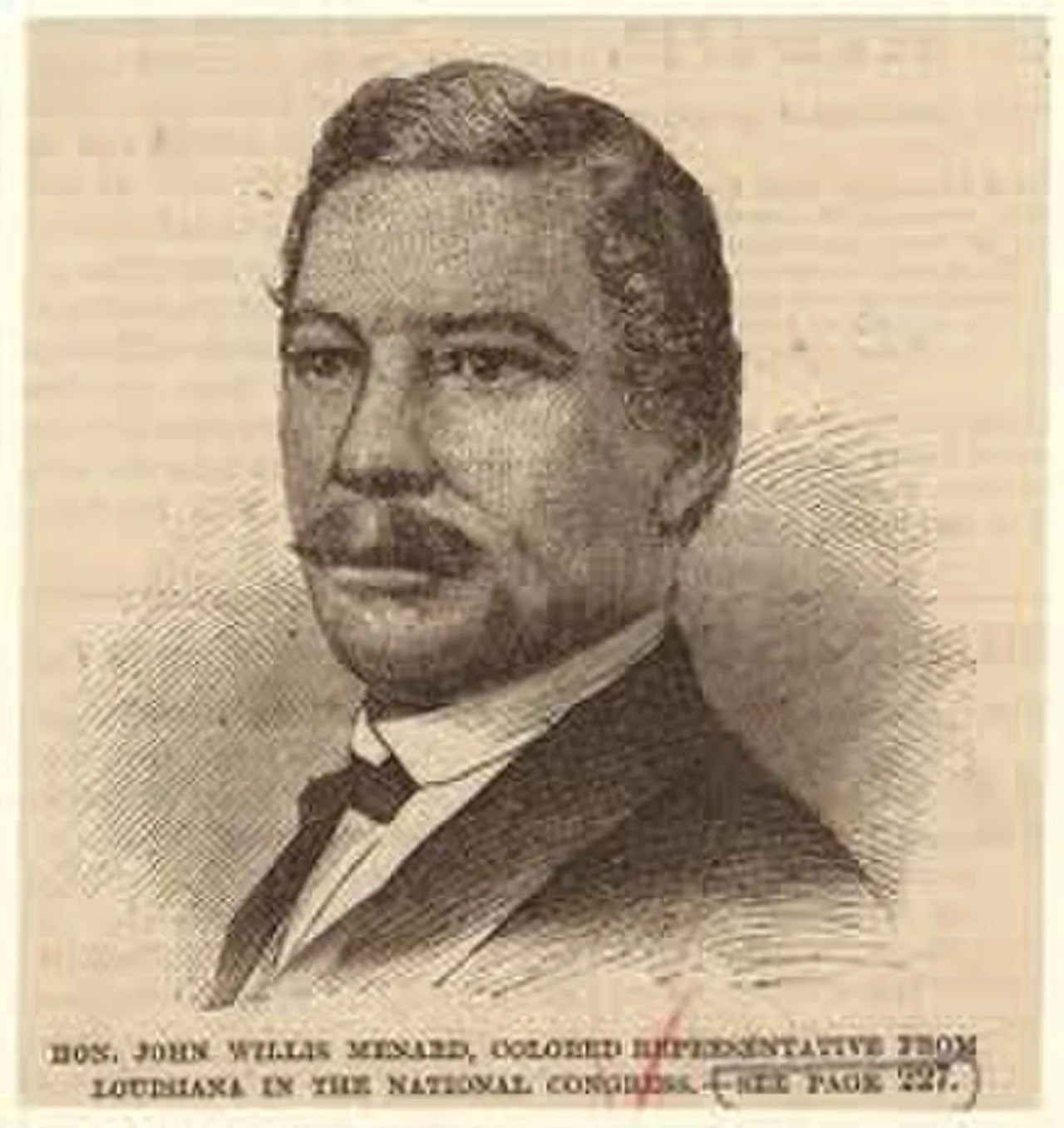 Porträt von John Willis Menard (1838–1893) – Gedenkseite