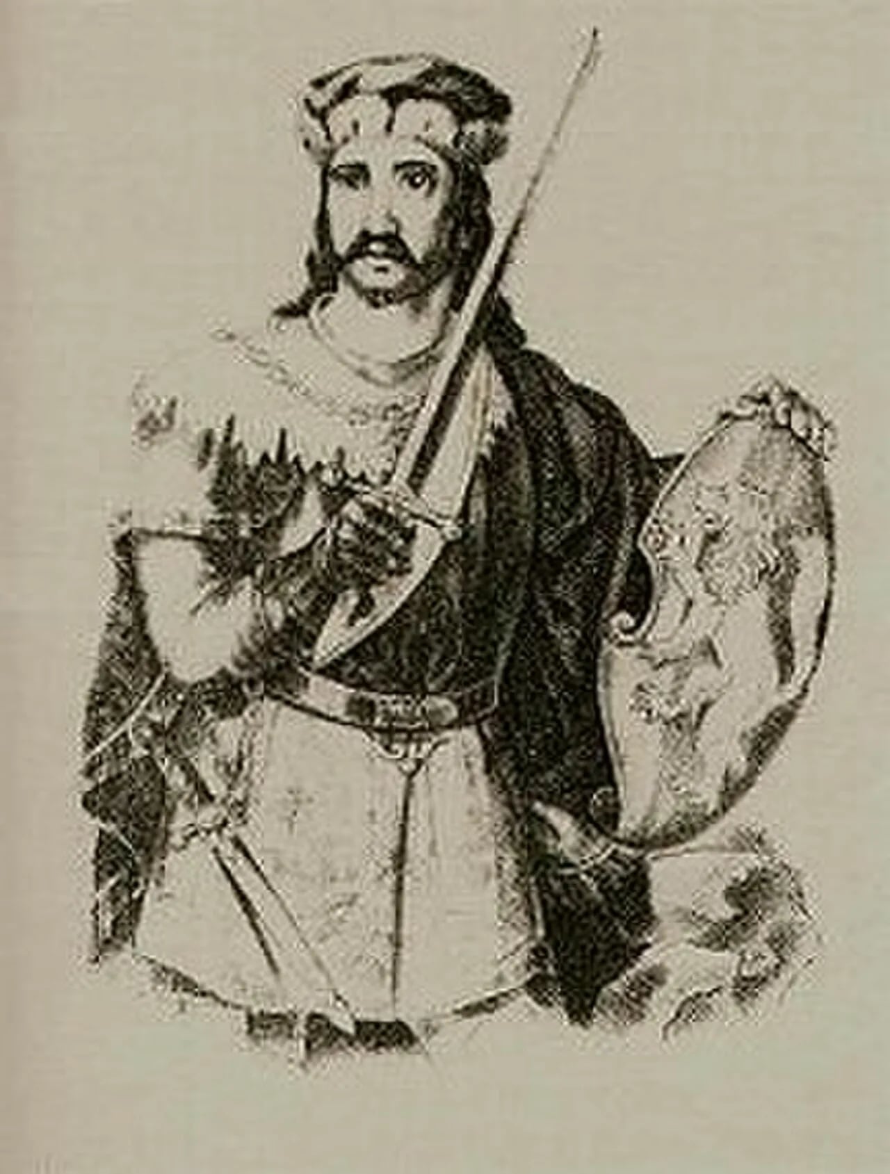 Porträt von Albrecht I. (1236–1279) – Gedenkseite