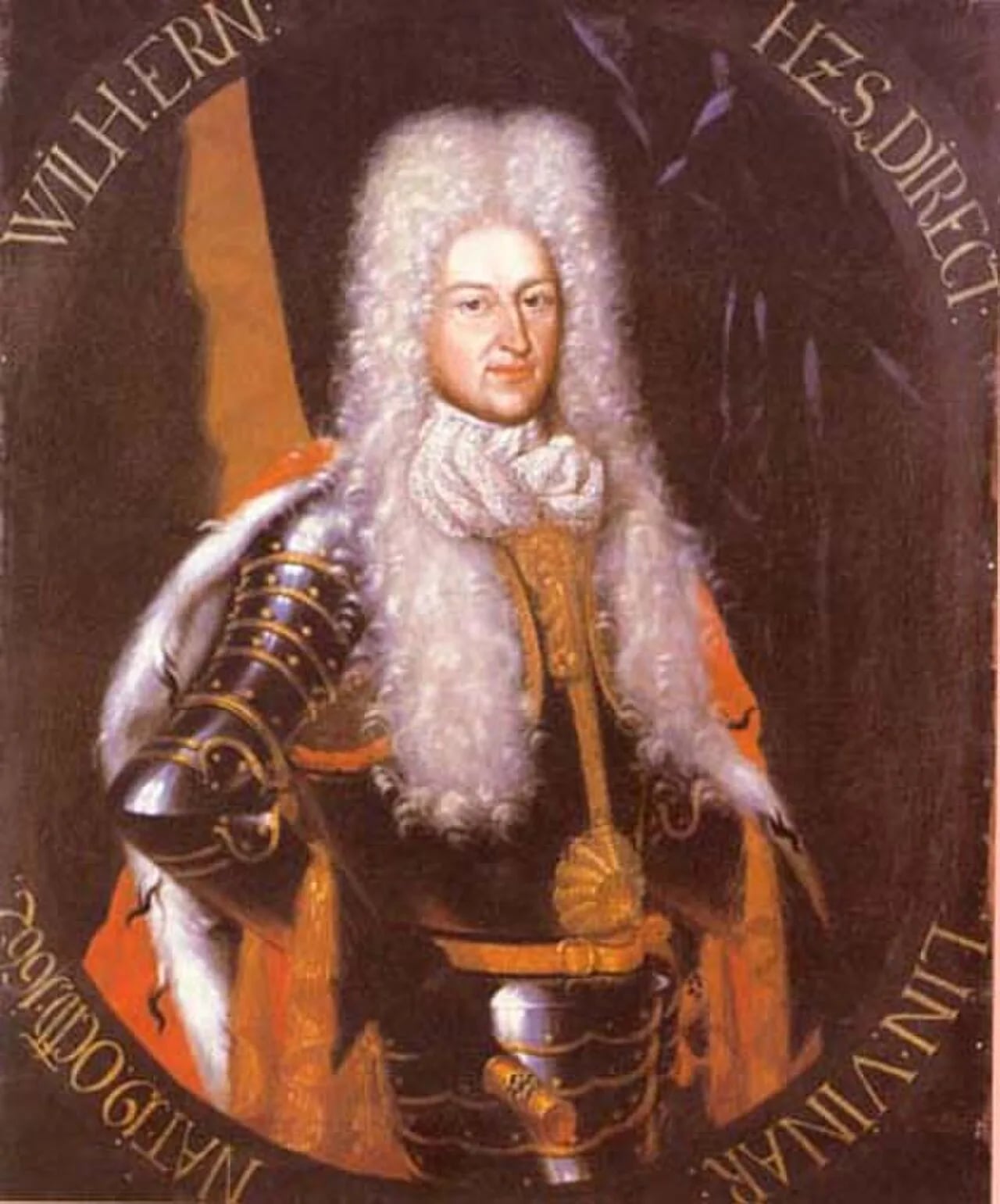 Porträt von Wilhelm Ernst (1662–1728) – Gedenkseite
