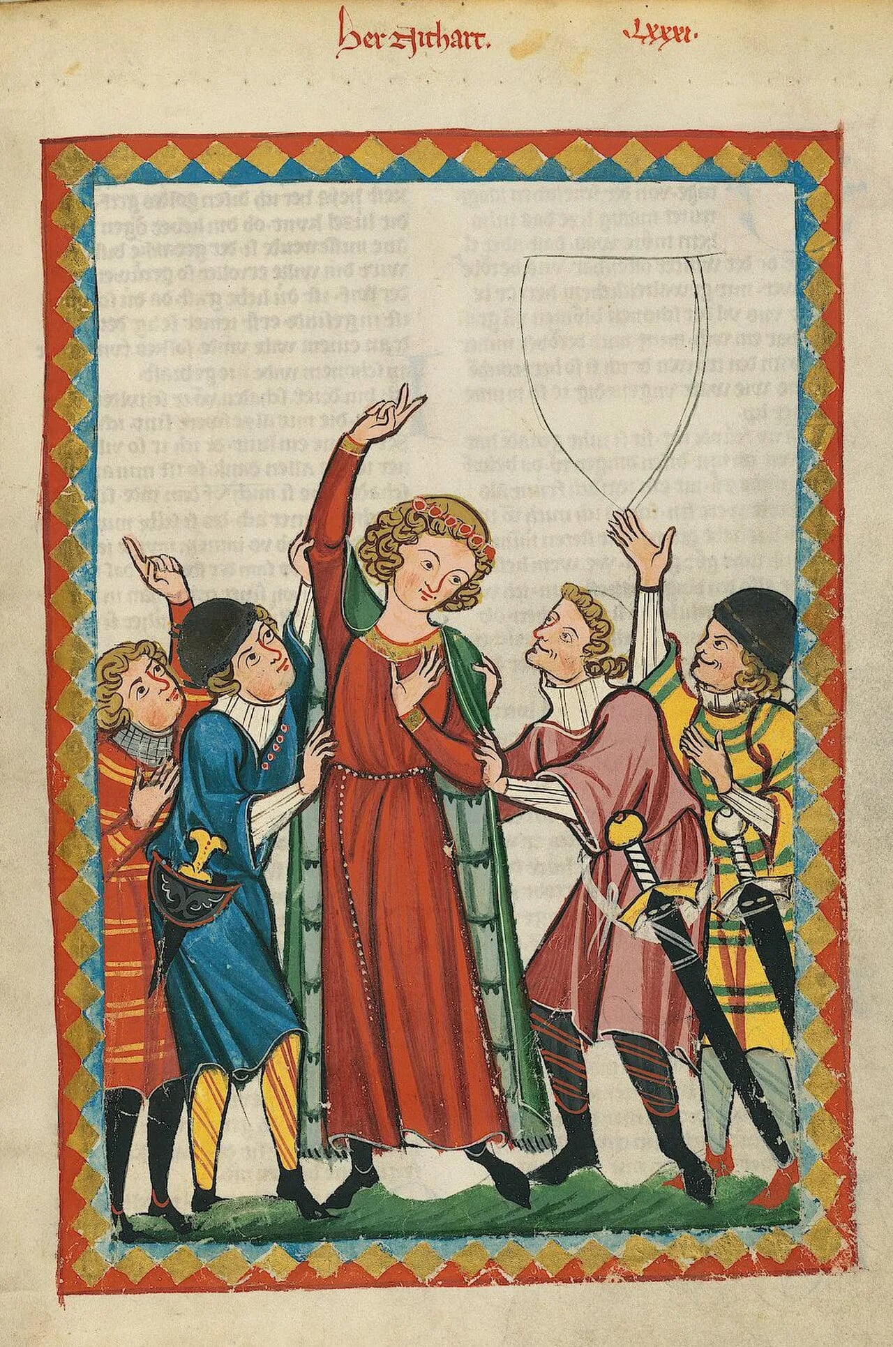 Porträt von Neidhart (1180–1247) – Gedenkseite