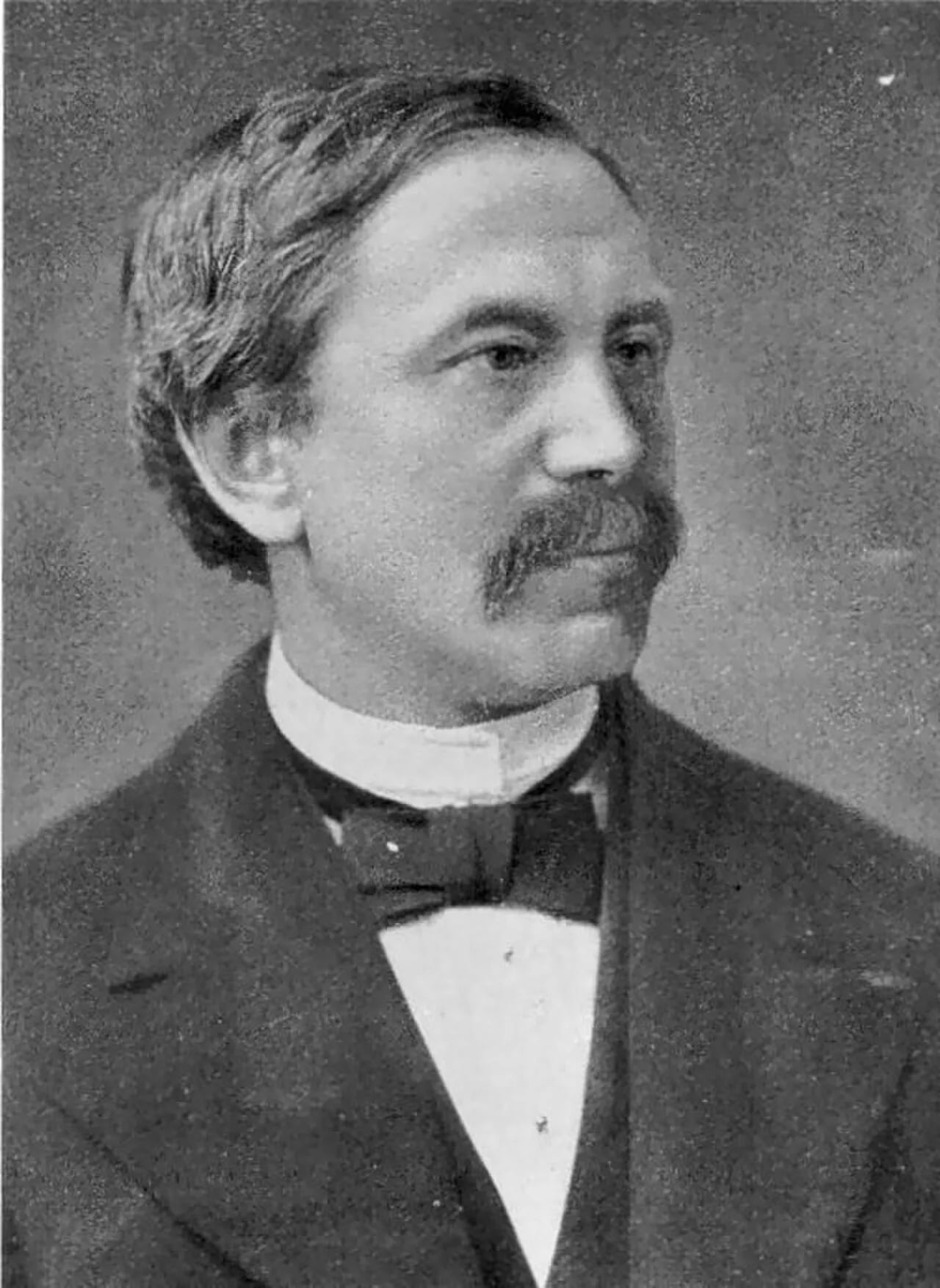 Porträt von Karl Christian Bruhns (1830–1881) – Gedenkseite