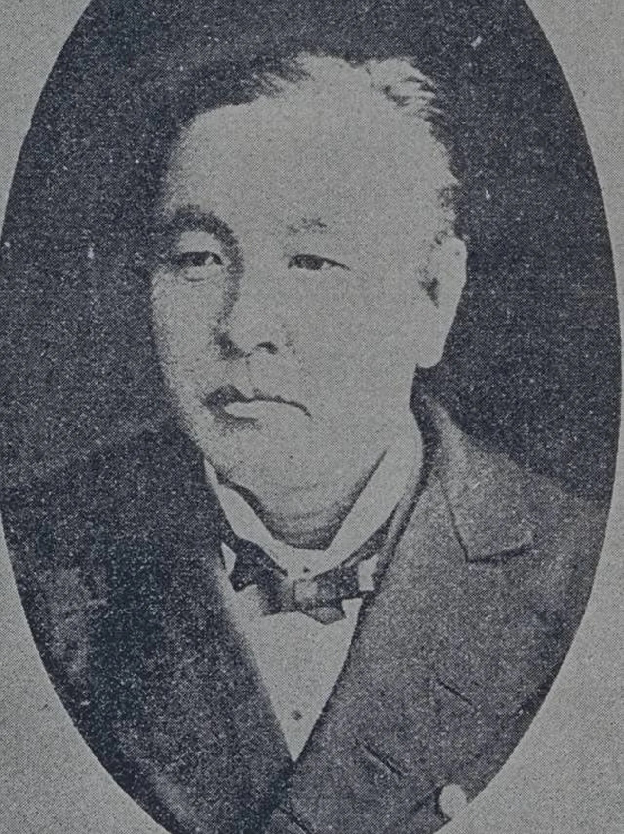 Porträt von Kanehiro Ijūin (1838–1898) – Gedenkseite