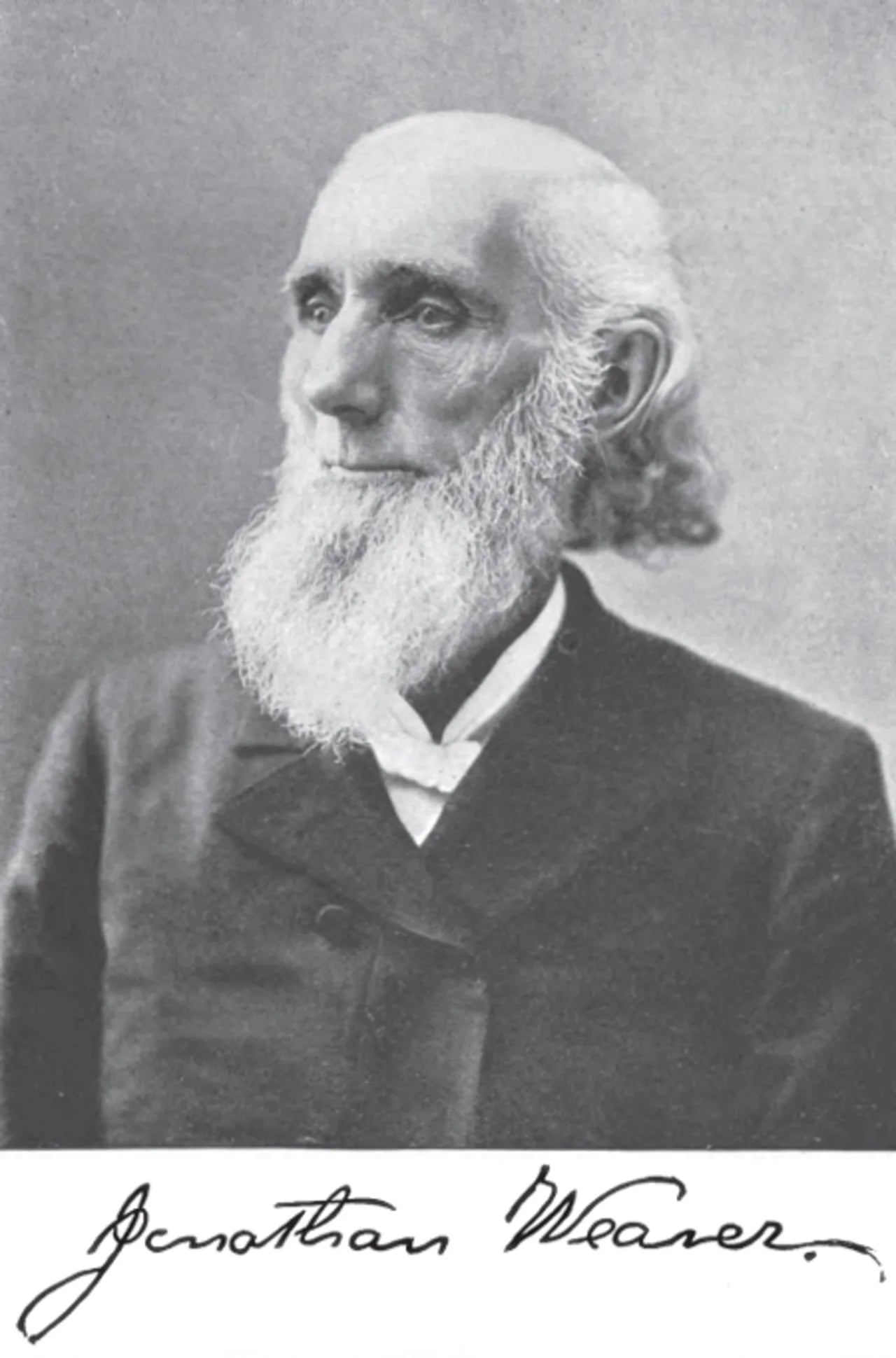 Porträt von Jonathan Weaver (1824–1901) – Gedenkseite