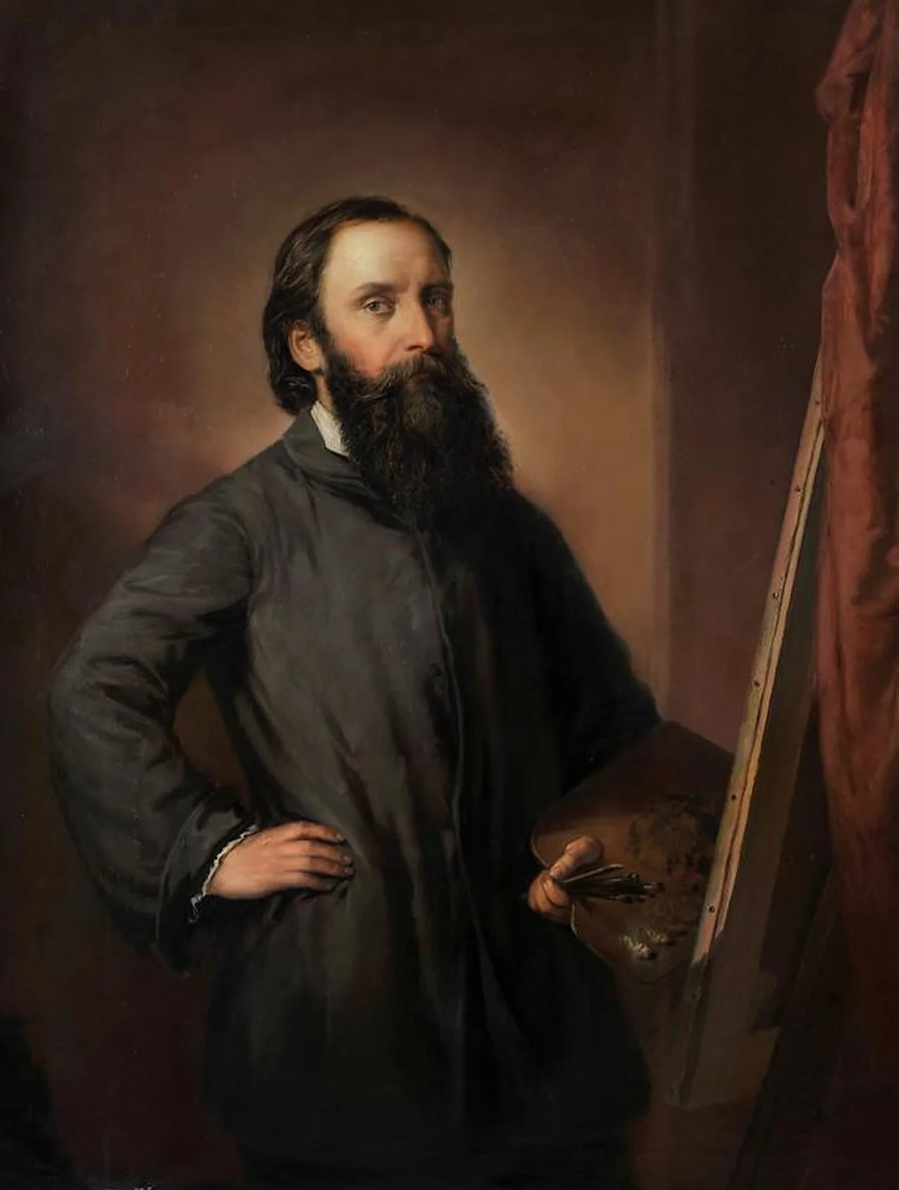Porträt von Josef Zelený (1824–1886) – Gedenkseite