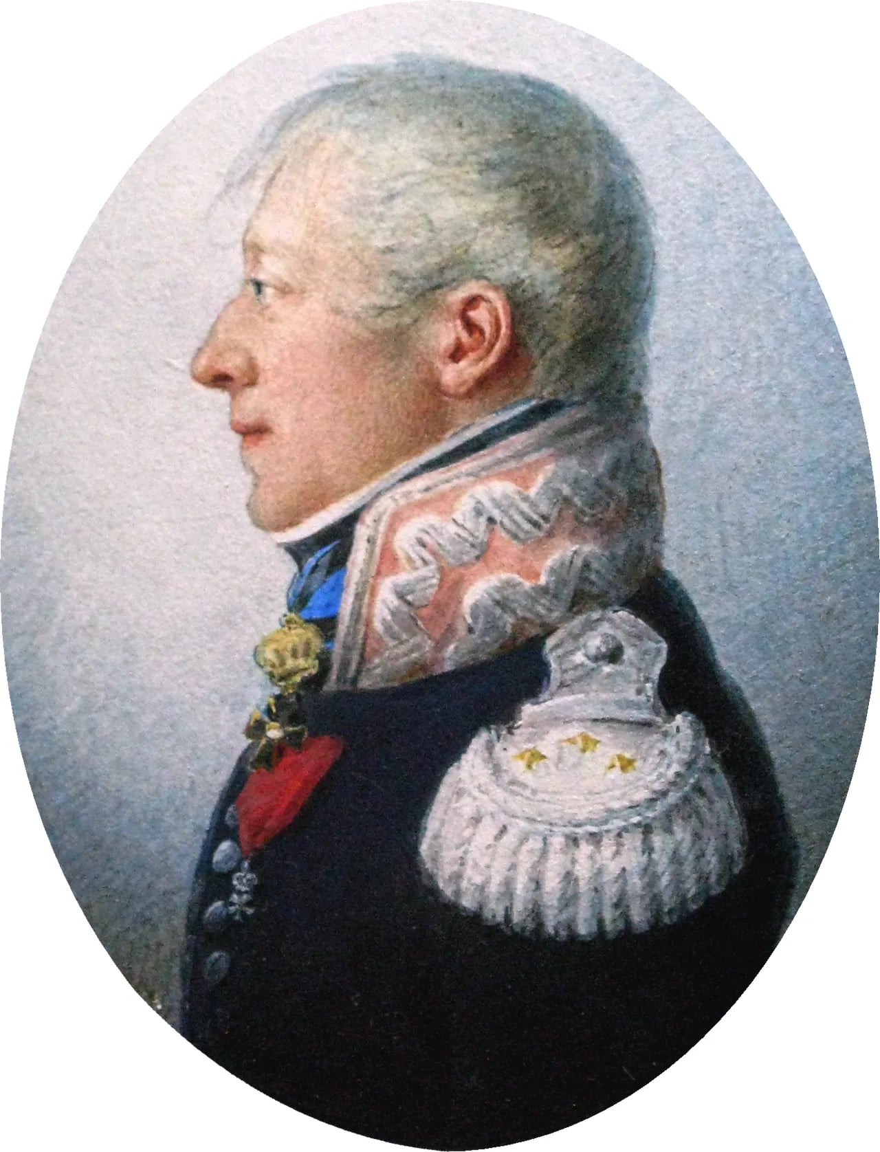 Porträt von Stanisław Fiszer (1769–1812) – Gedenkseite