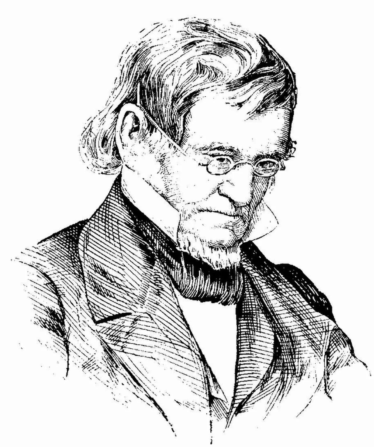 Porträt von Joseph Emerson Worcester (1784–1865) – Gedenkseite