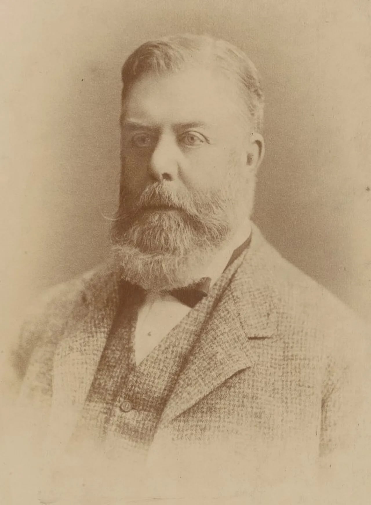 Porträt von Joseph Fisher (1834–1907) – Gedenkseite