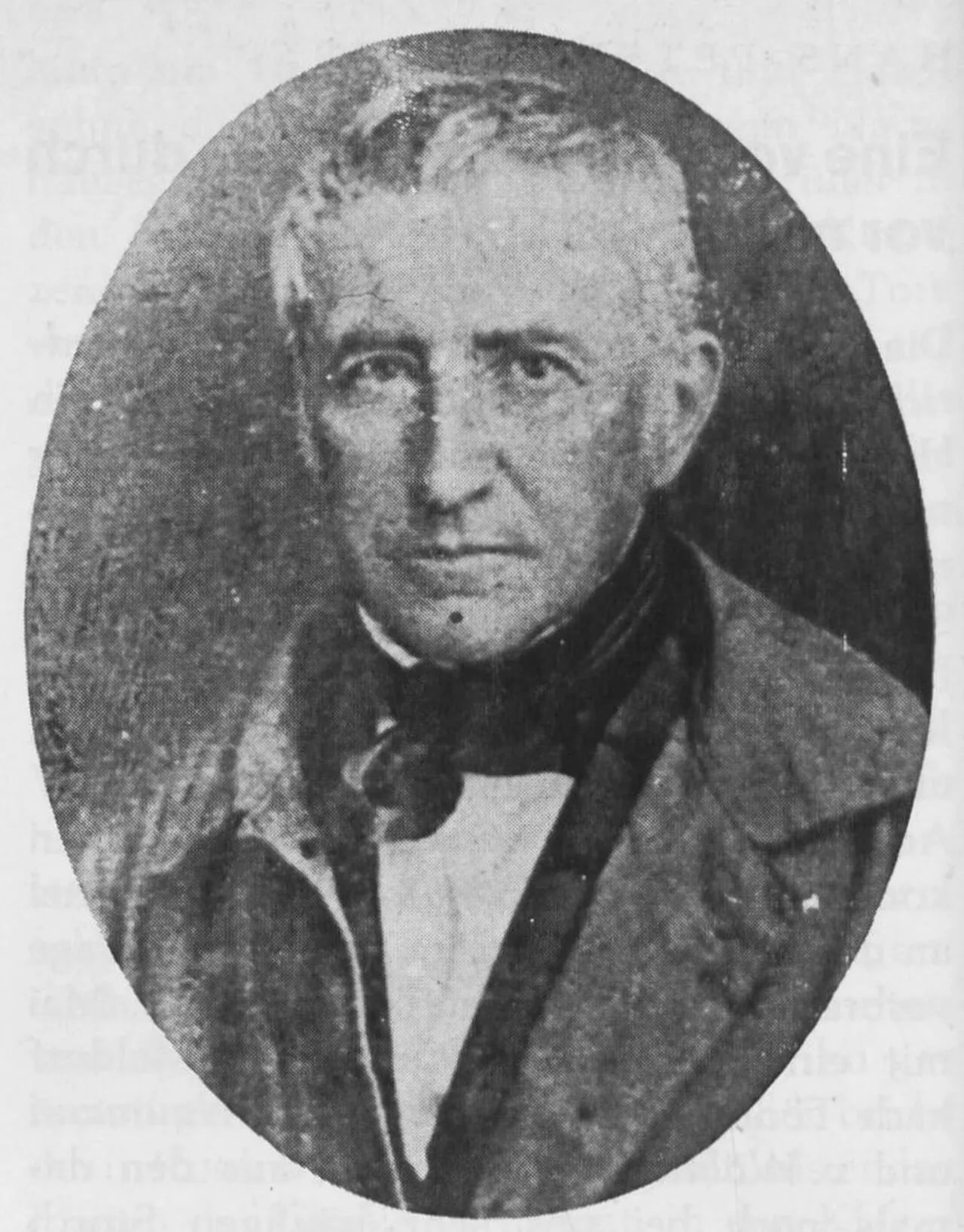 Porträt von Friedrich Boie (1789–1870) – Gedenkseite