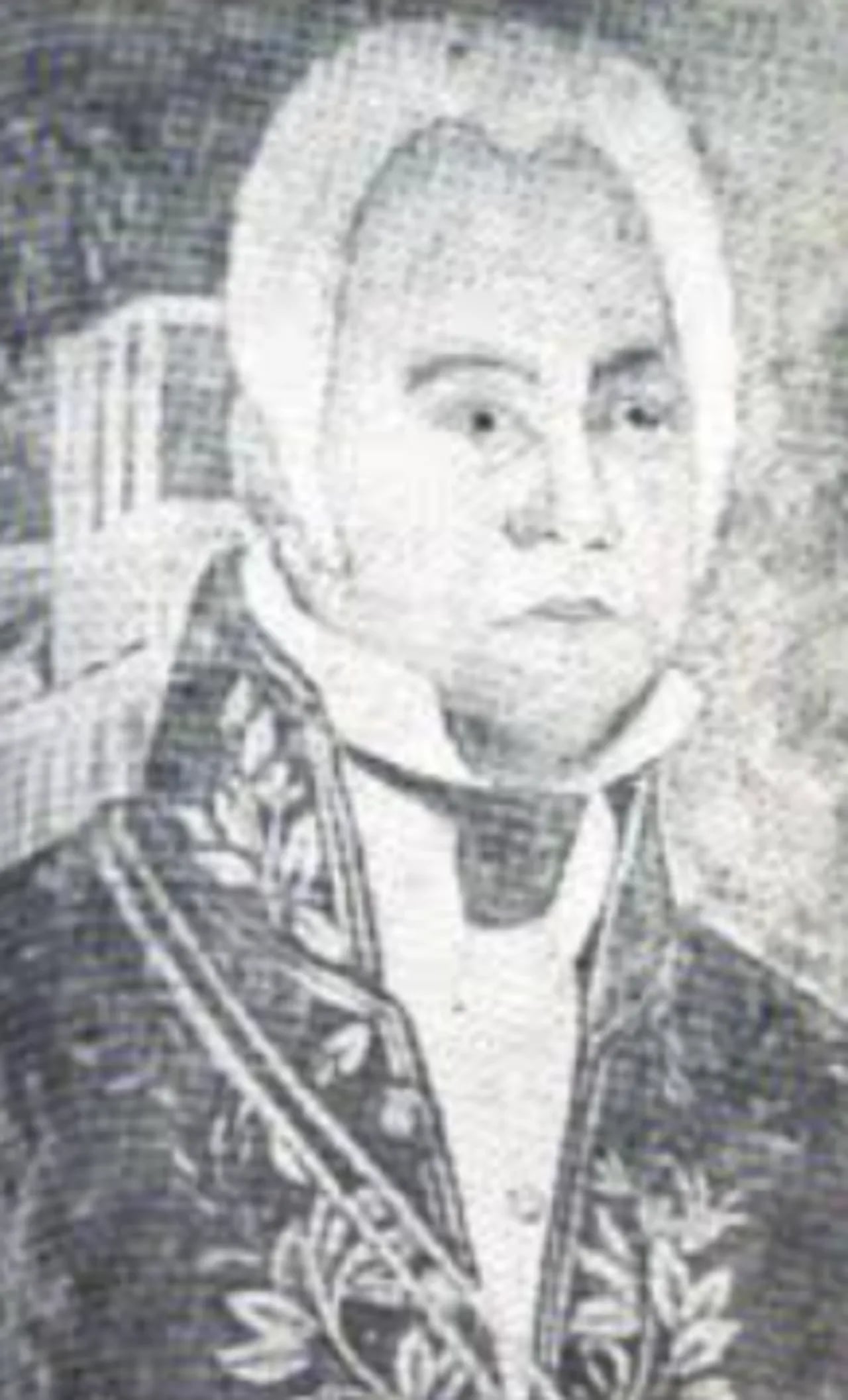 Porträt von Joseph Inginac (1773–1847) – Gedenkseite