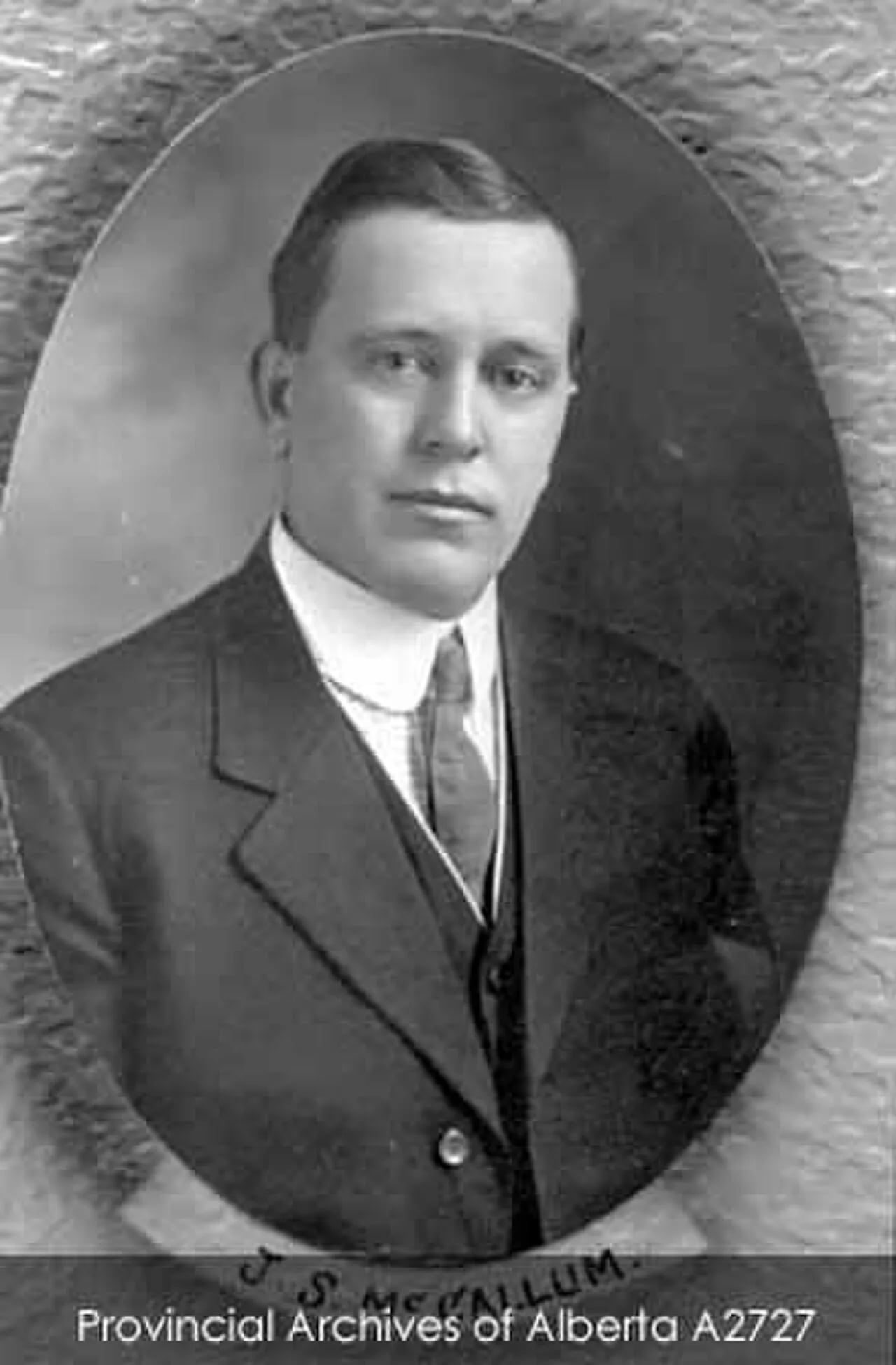 Portrait of Joseph S. McCallum (1884–1945) – memorial page