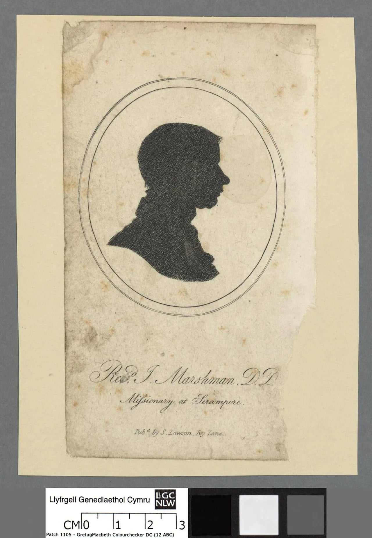 Porträt von Joshua Marshman (1768–1837) – Gedenkseite