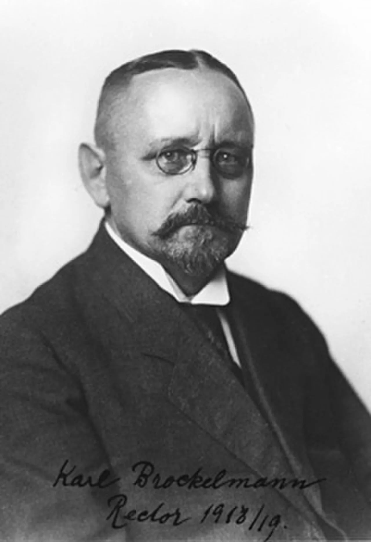 Portrait of Carl Brockelmann (1868–1956) – memorial page