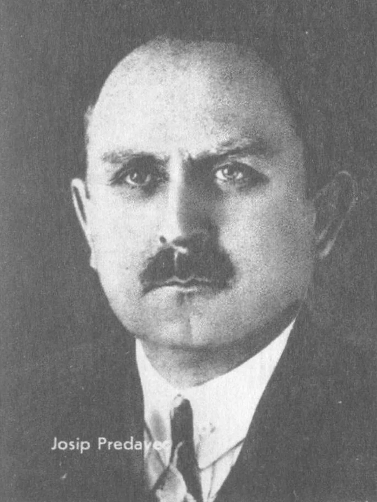 Porträt von Josip Predavec (1884–1933) – Gedenkseite