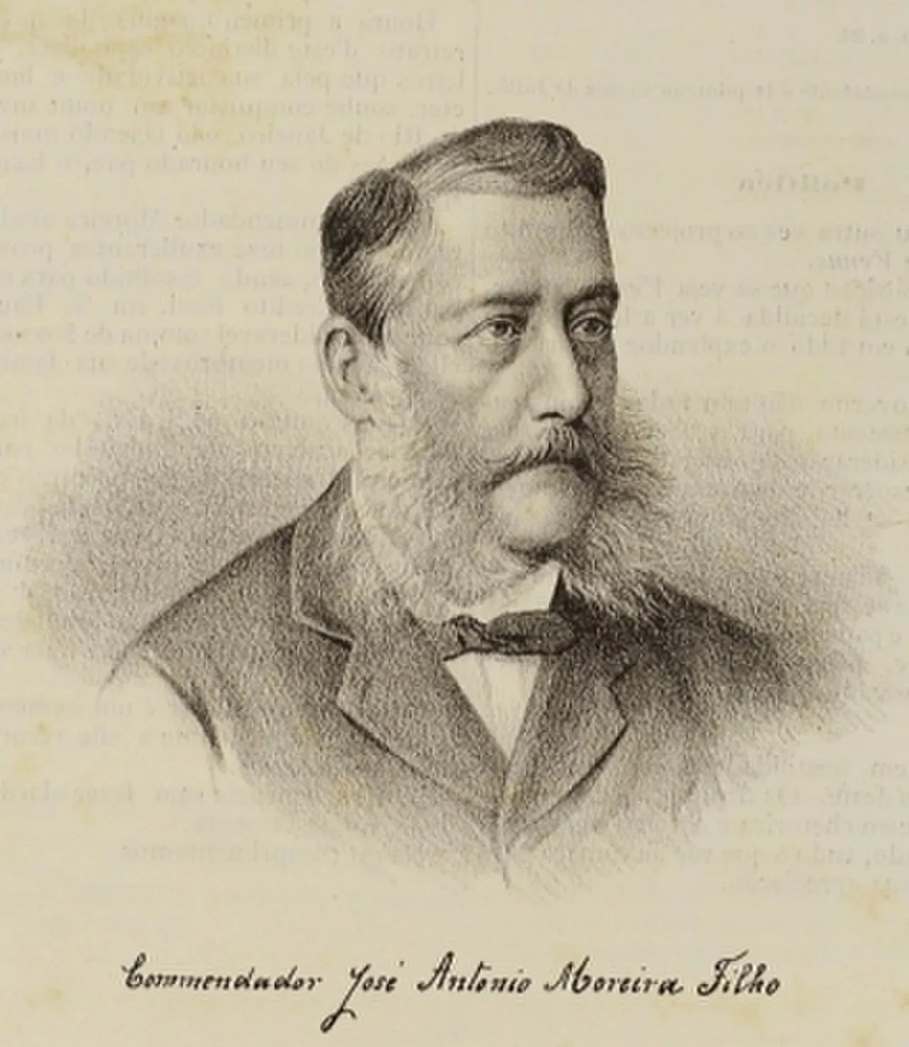 Porträt von José Antônio Moreira Filho, 2nd Baron of Ipanema (1830–1899) – Gedenkseite