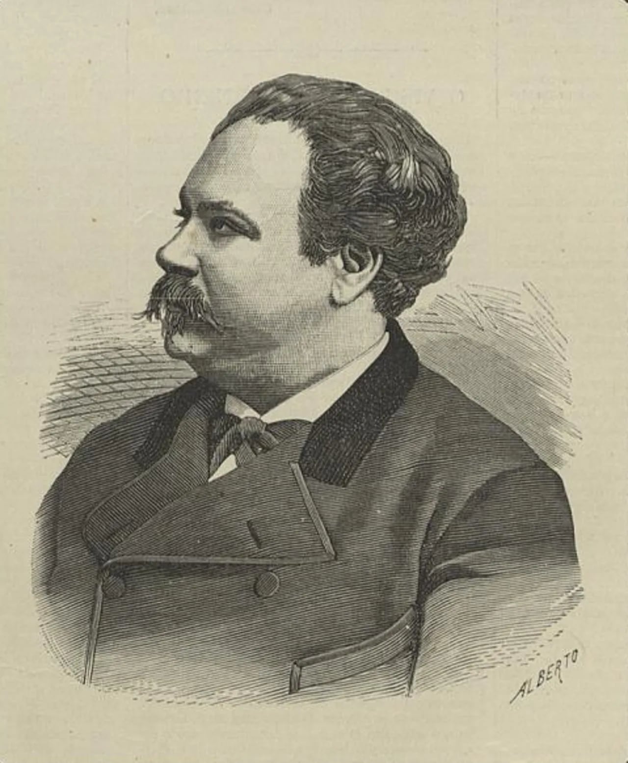 Porträt von José Augusto Ferreira Veiga (1838–1903) – Gedenkseite