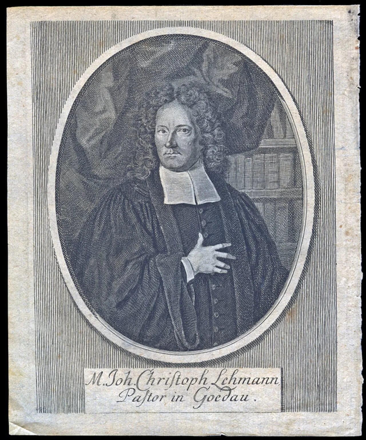 Porträt von Johann Georg Christian Lehmann (1792–1860) – Gedenkseite