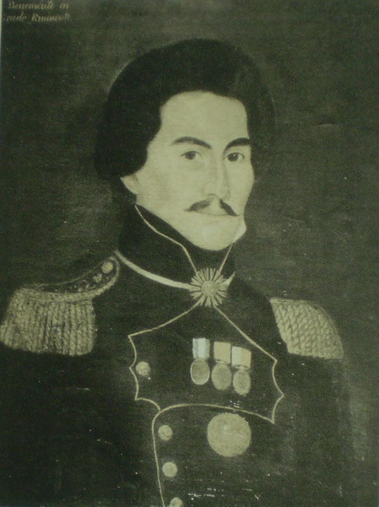 Porträt von Juan Pascual Pringles (1795–1831) – Gedenkseite