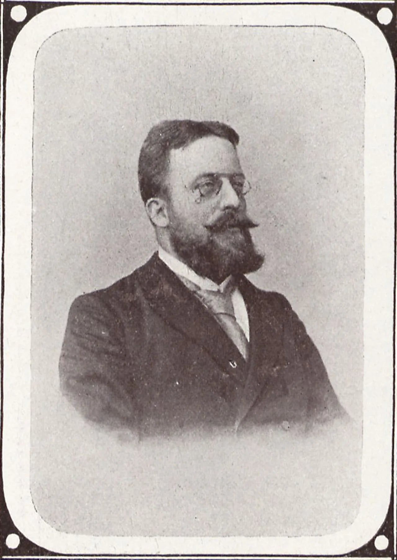 Porträt von Karl Buhrow (1863–1939) – Gedenkseite