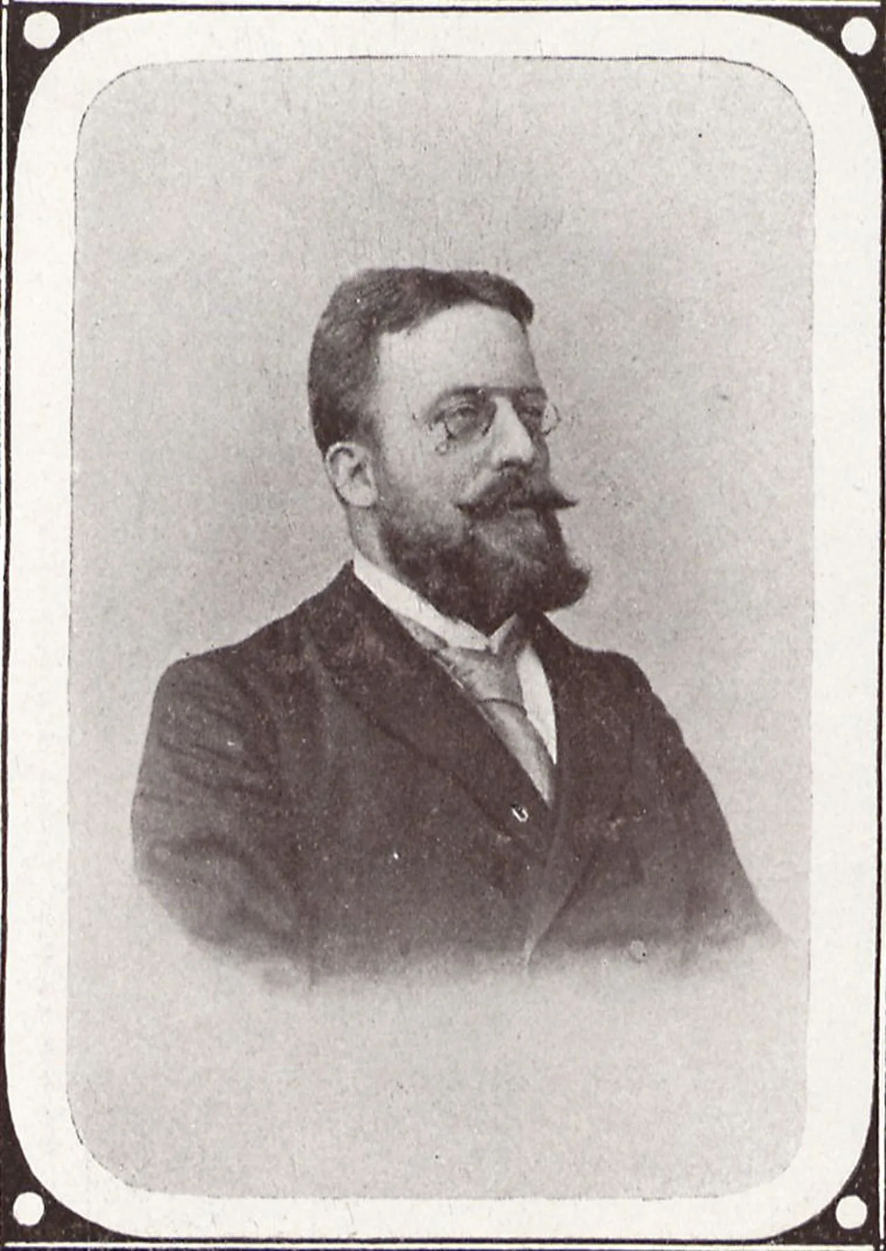 Porträt von Karl Buhrow (1863–1939) – Gedenkseite