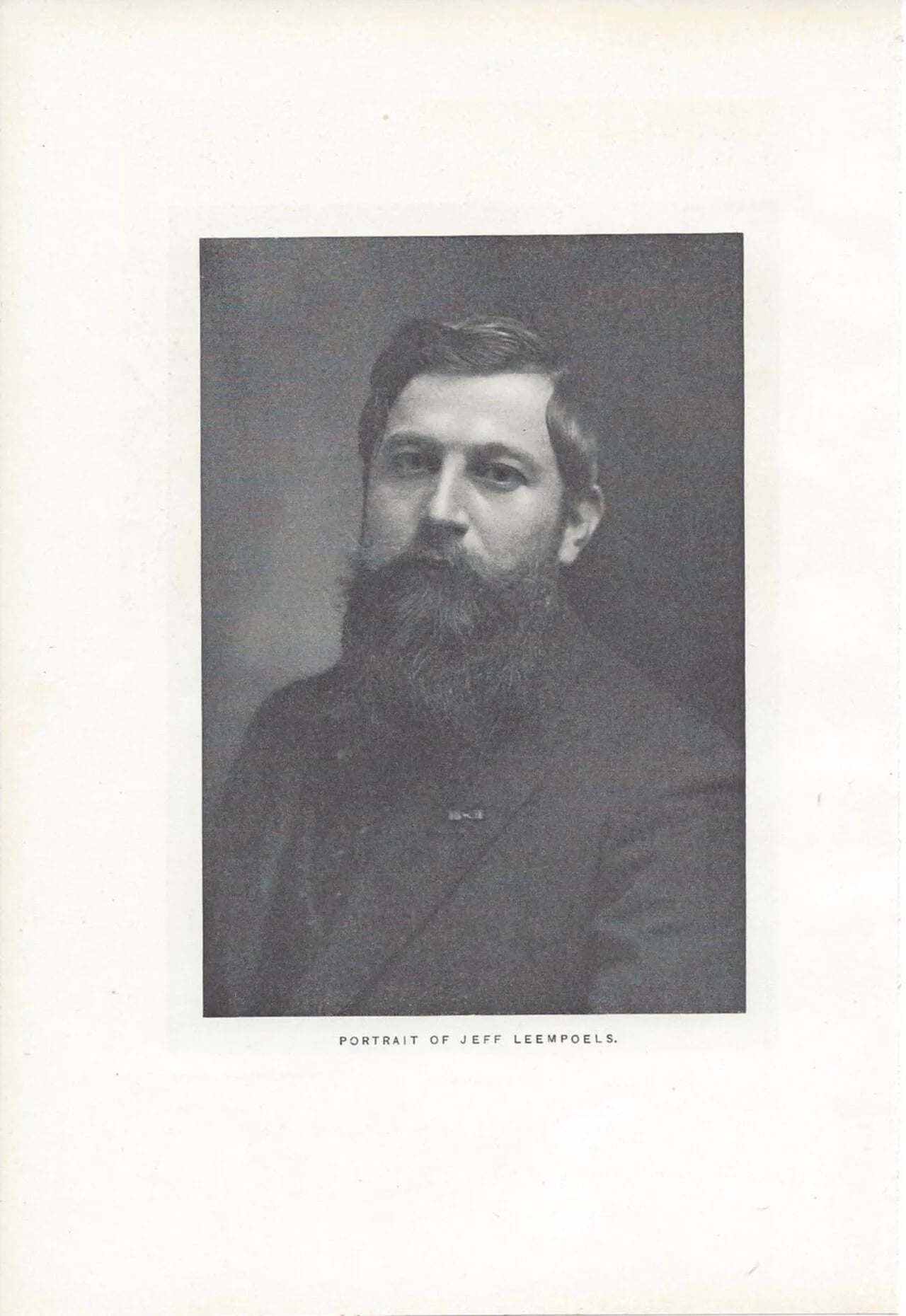 Portrait of Jef Leempoels (1867–1935) – memorial page