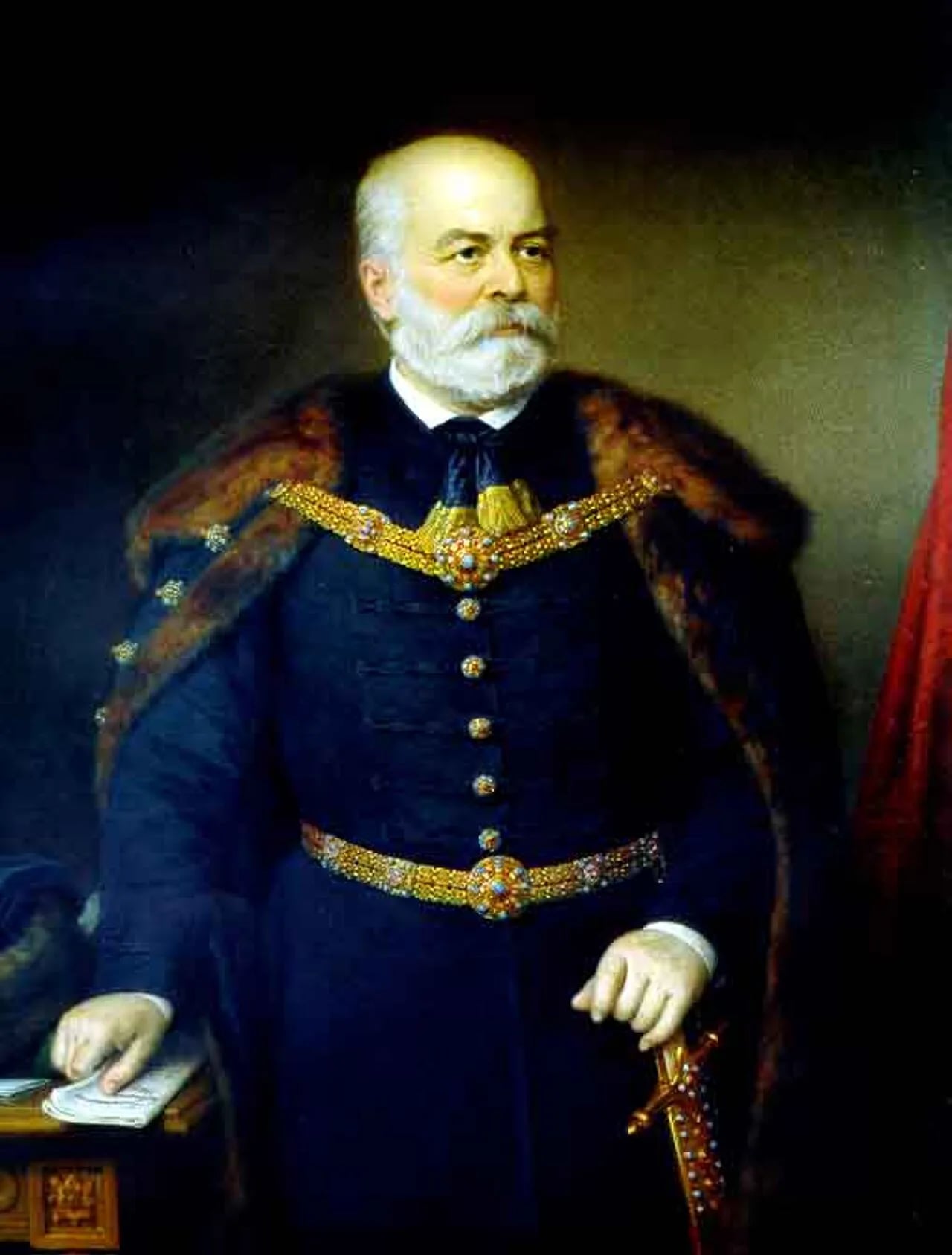 Porträt von Emanoil Gojdu (1802–1870) – Gedenkseite