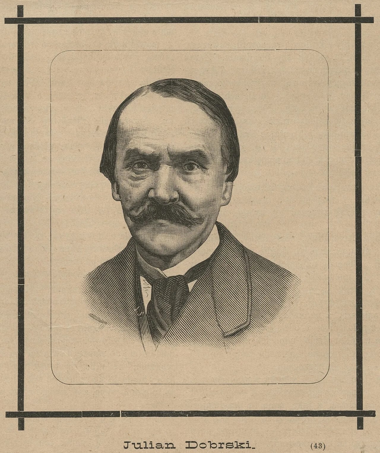 Portrait of Julián Dobrski (1811–1886) – memorial page